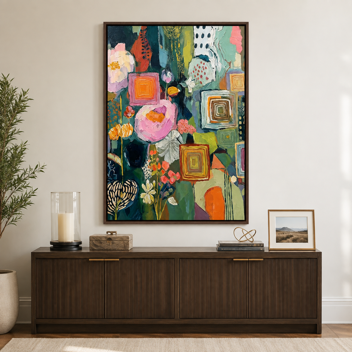 Colorful Abstract Wall Art | Garden Mosaic