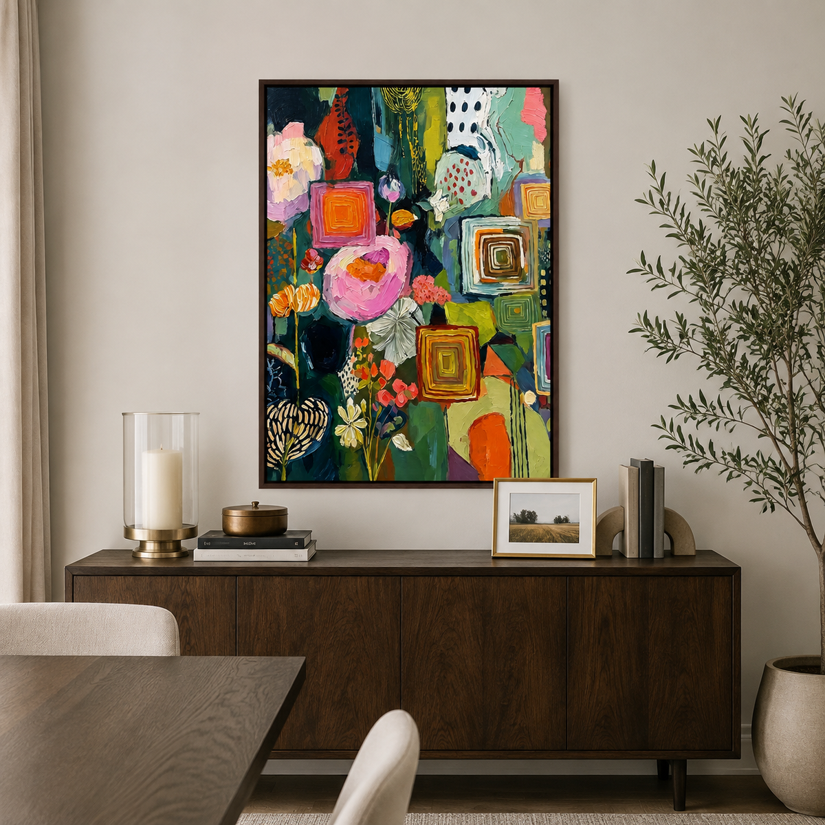 Colorful Abstract Wall Art | Garden Mosaic