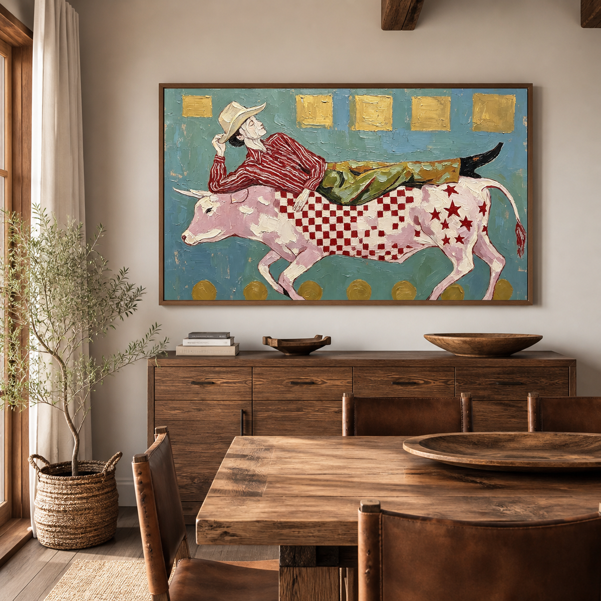 Cowgirl Rodeo Wall Art | Checkered Charge