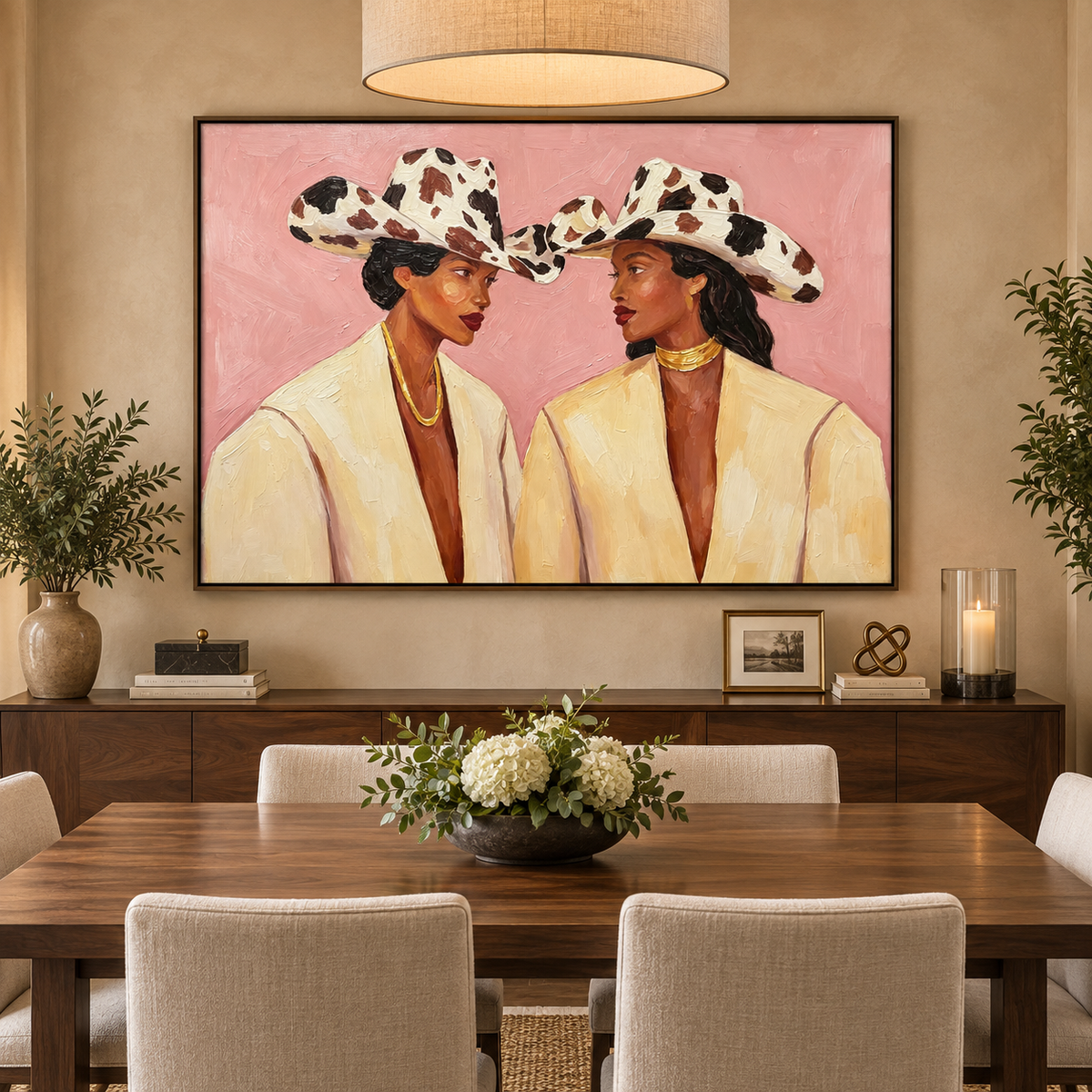 Black Cowgirl Wall Art | Sisters of the West