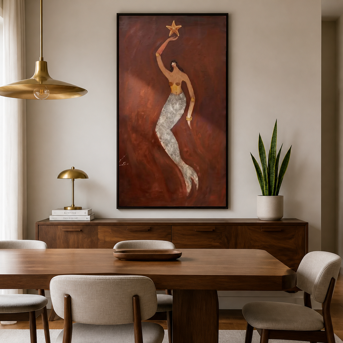 Mermaid Wall Art | Keeper of the Star