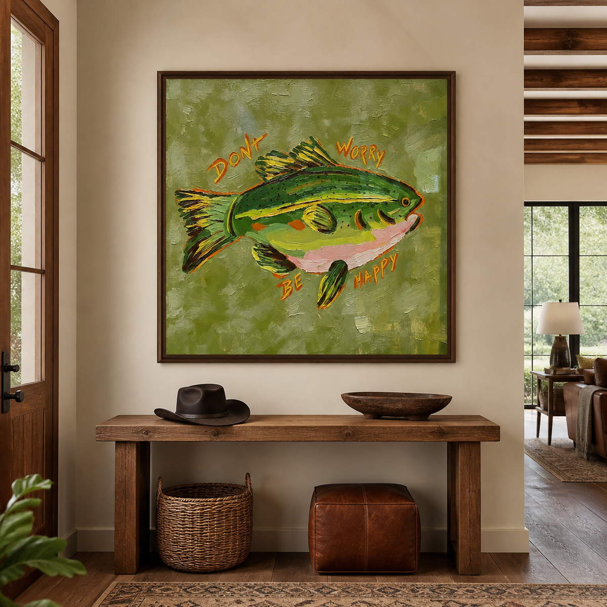 Fish Wall Art | Don’t Worry, Be Happy