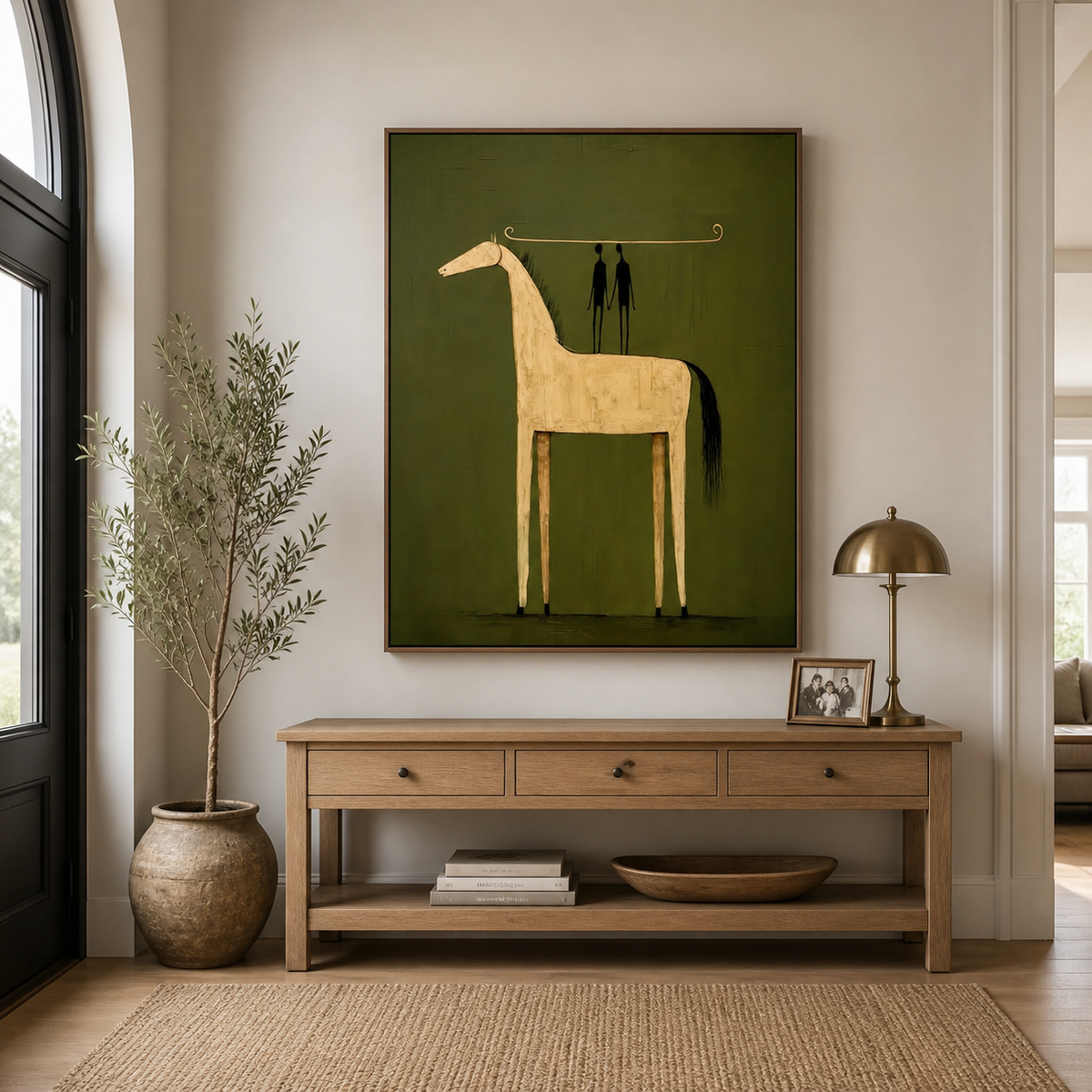 Western Horse Wall Art | Quiet Riders