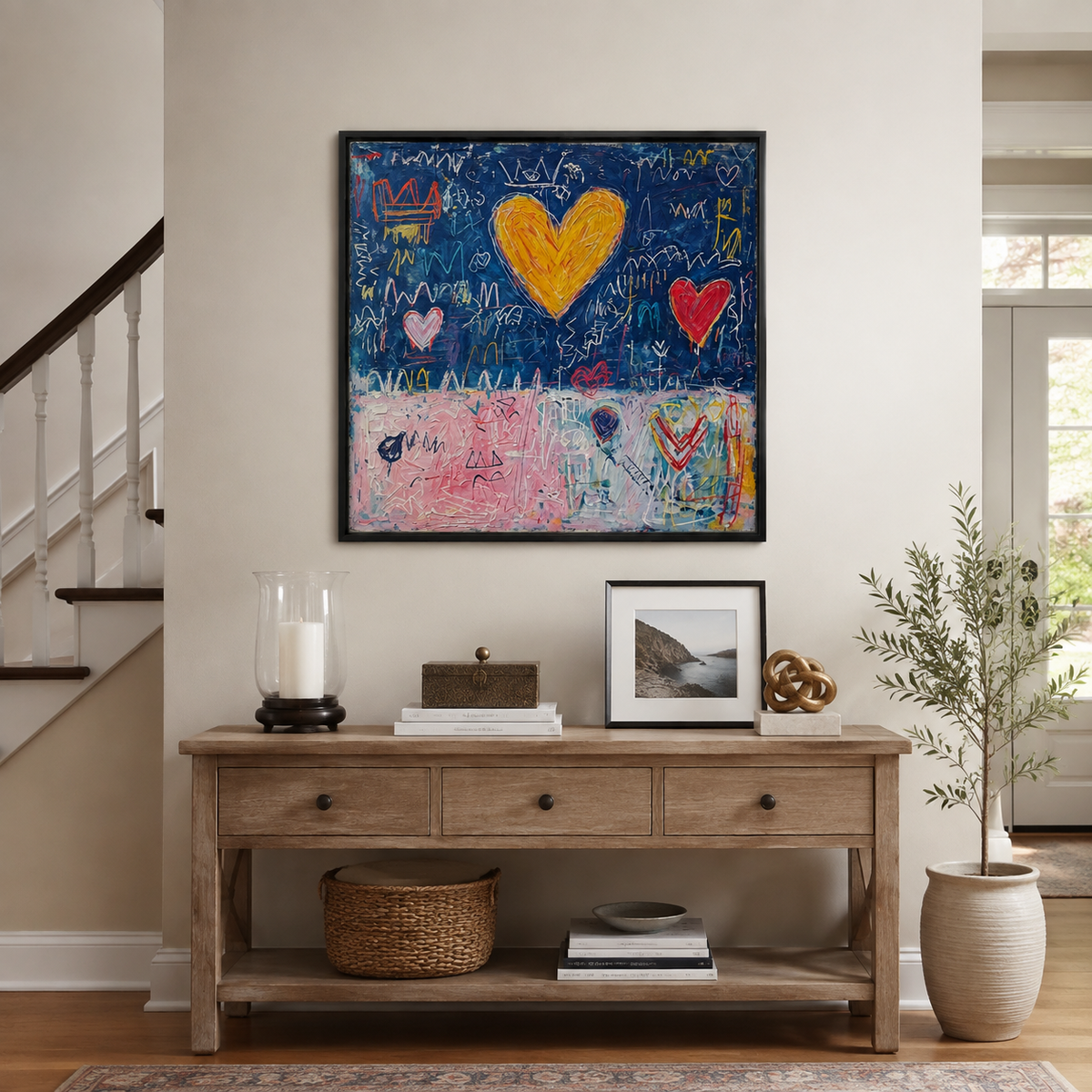 Graffiti Heart Wall Art | Love Notes