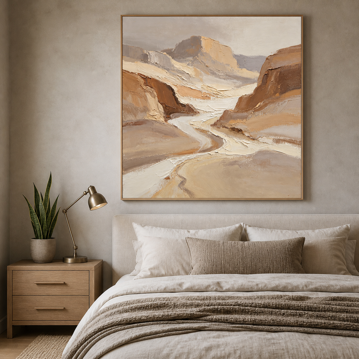 Neutral Canyon Wall Art | Desert Passage