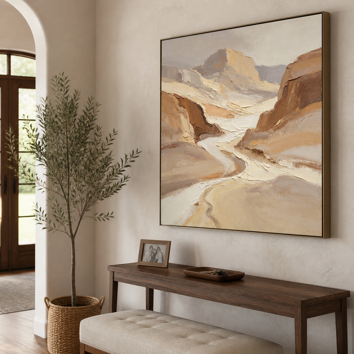 Neutral Canyon Wall Art | Desert Passage