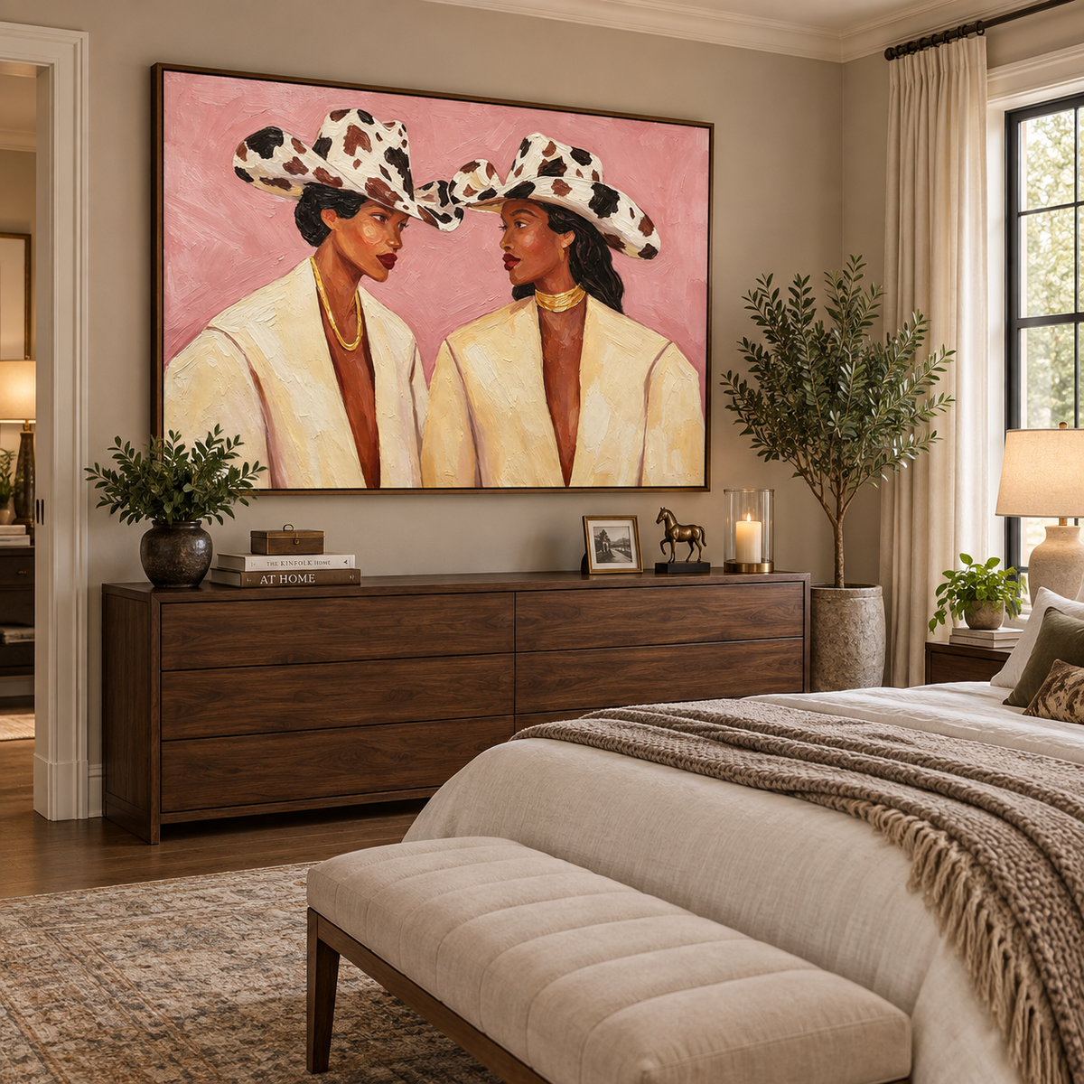Black Cowgirl Wall Art | Sisters of the West