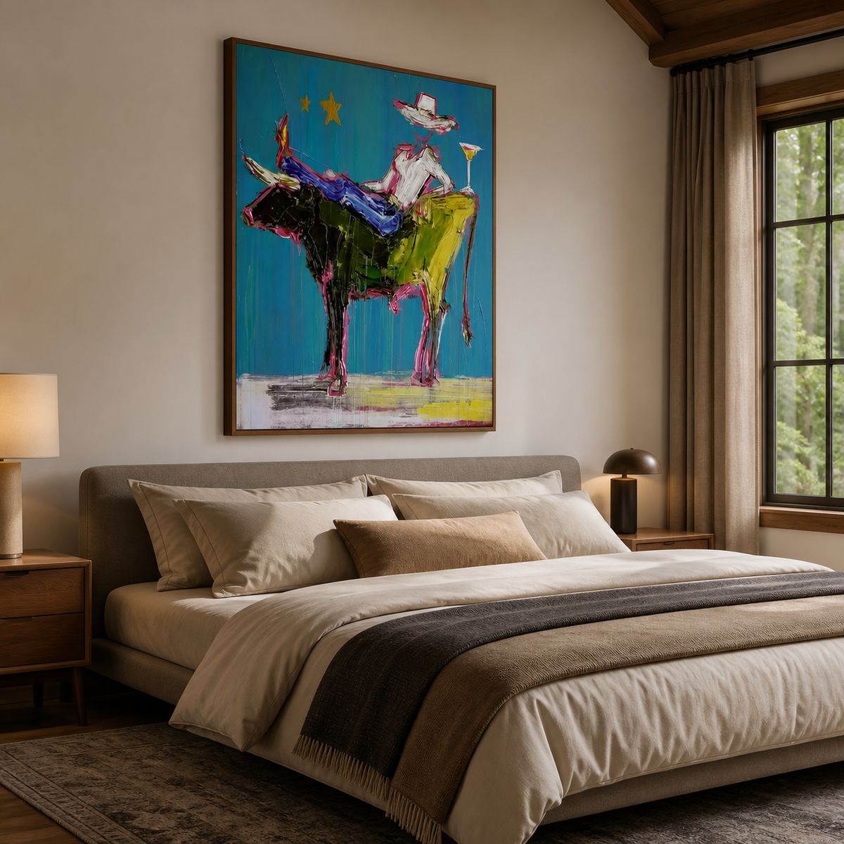 Cowboy Rodeo Wall Art | Star of the Show