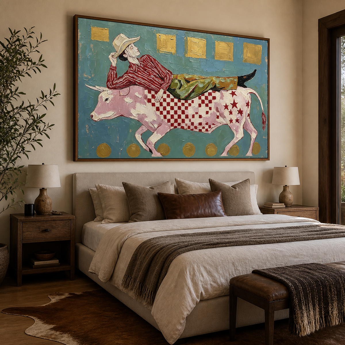 Cowgirl Rodeo Wall Art | Checkered Charge