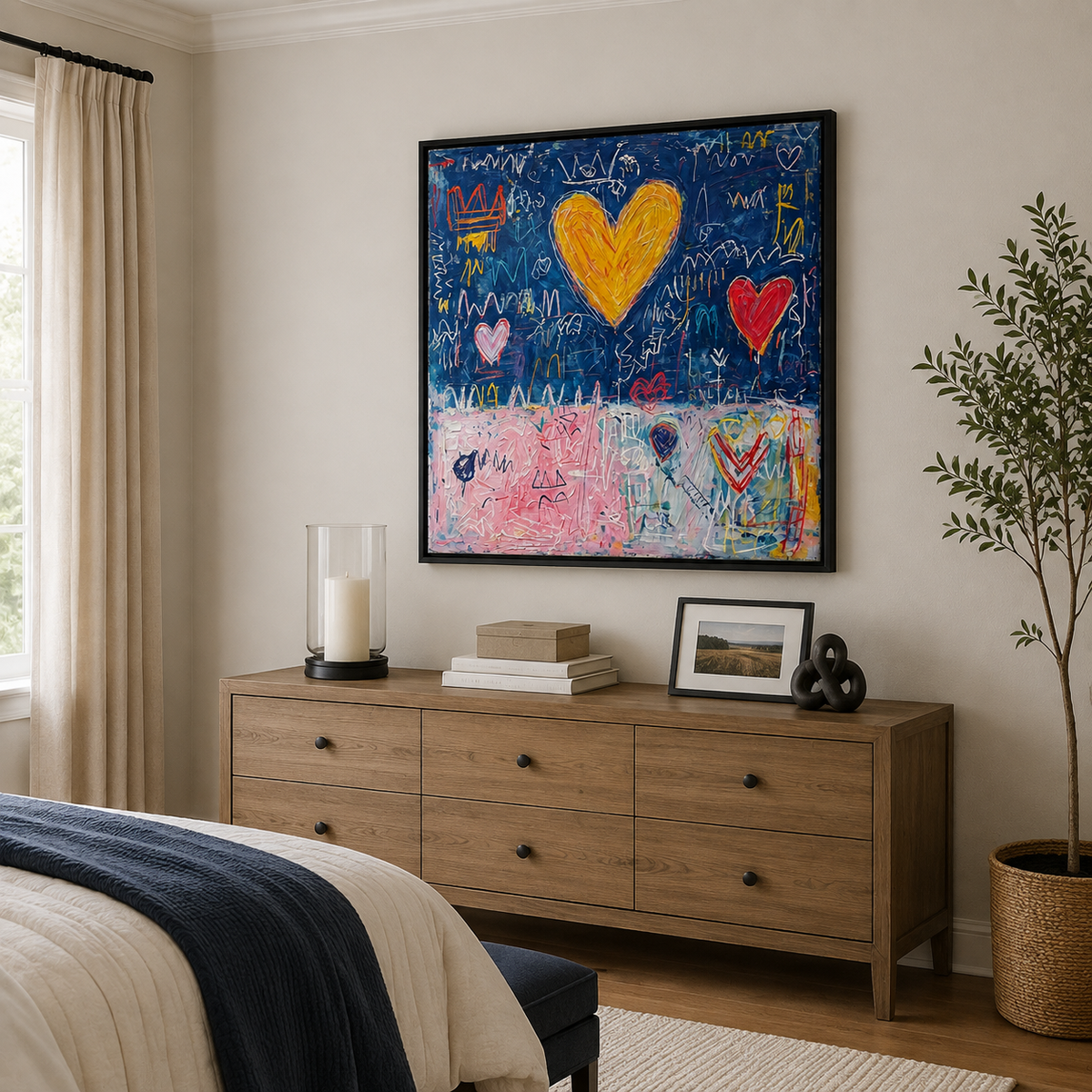 Graffiti Heart Wall Art | Love Notes