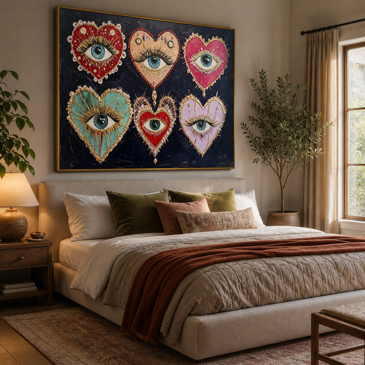 Evil Eye Wall Art | Hearts That See