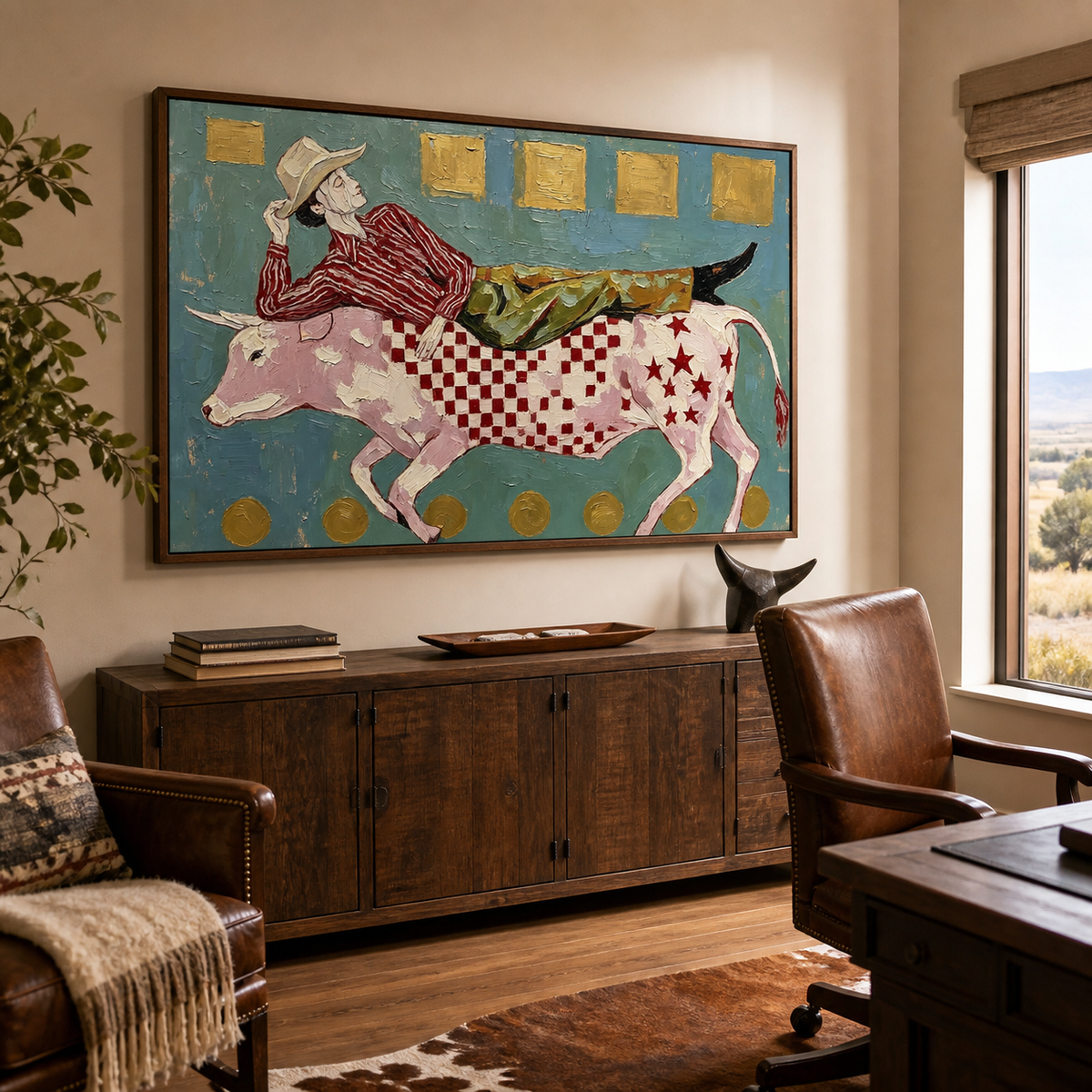 Cowgirl Rodeo Wall Art | Checkered Charge