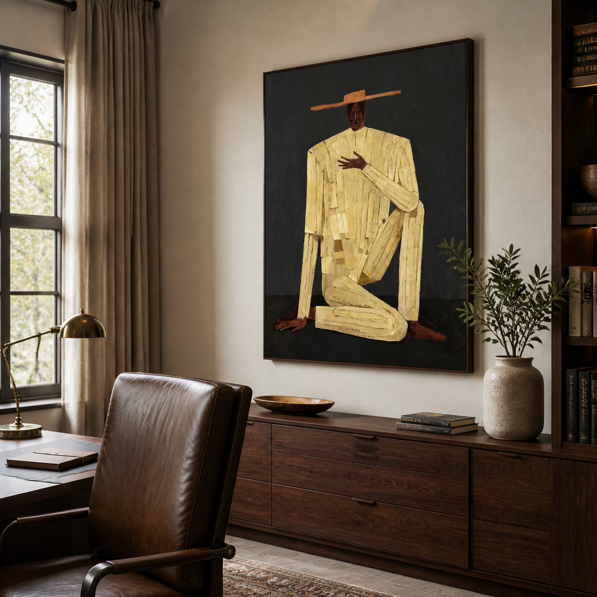 Modern Western Cowboy Wall Art | The Quiet Vaquero
