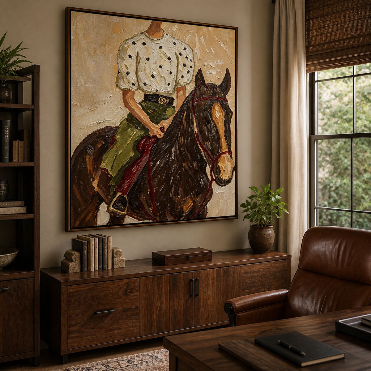 Cowgirl Horse Wall Art | Trail Ready