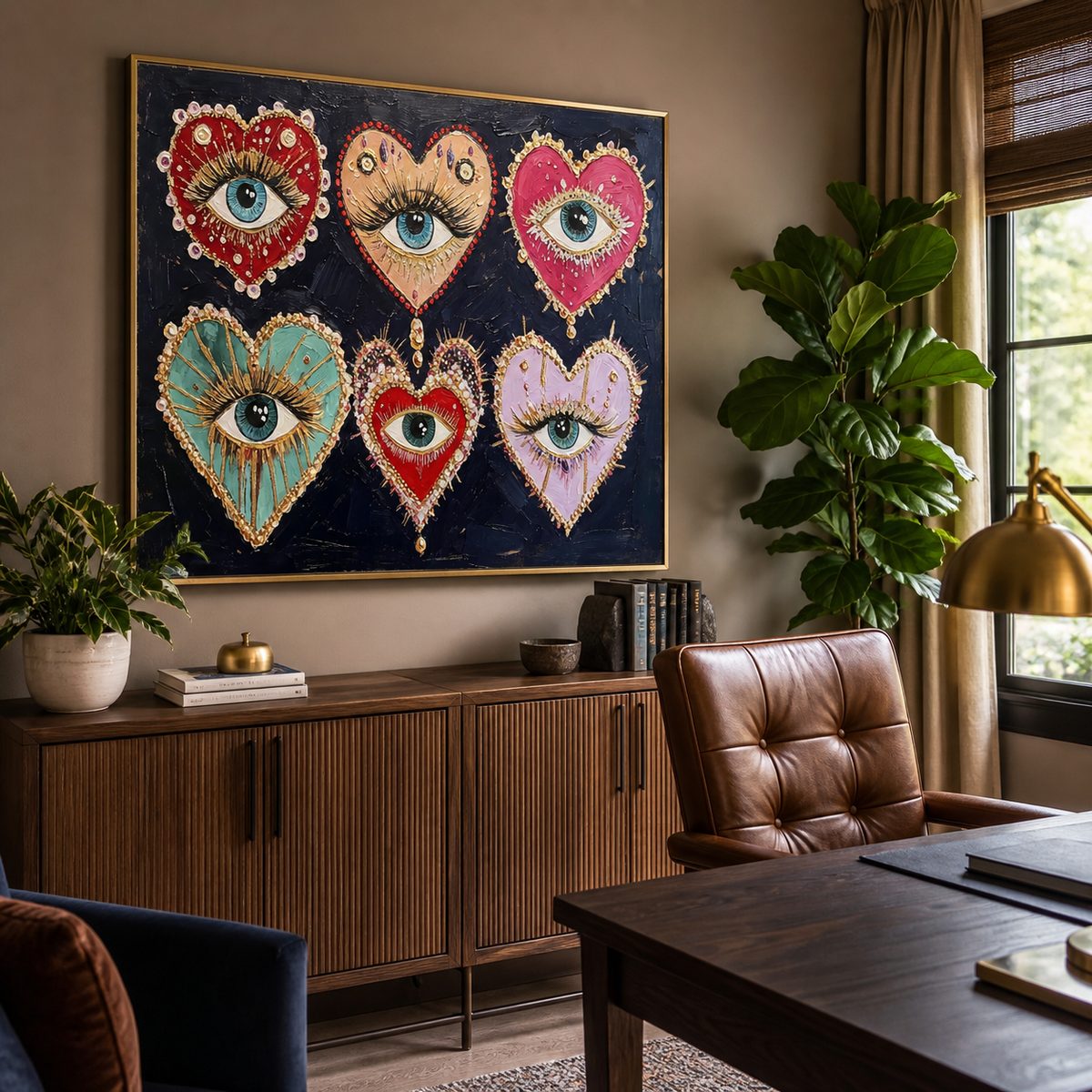 Evil Eye Wall Art | Hearts That See