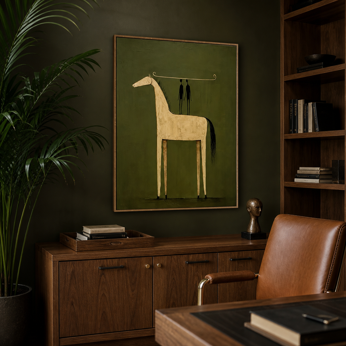 Western Horse Wall Art | Quiet Riders