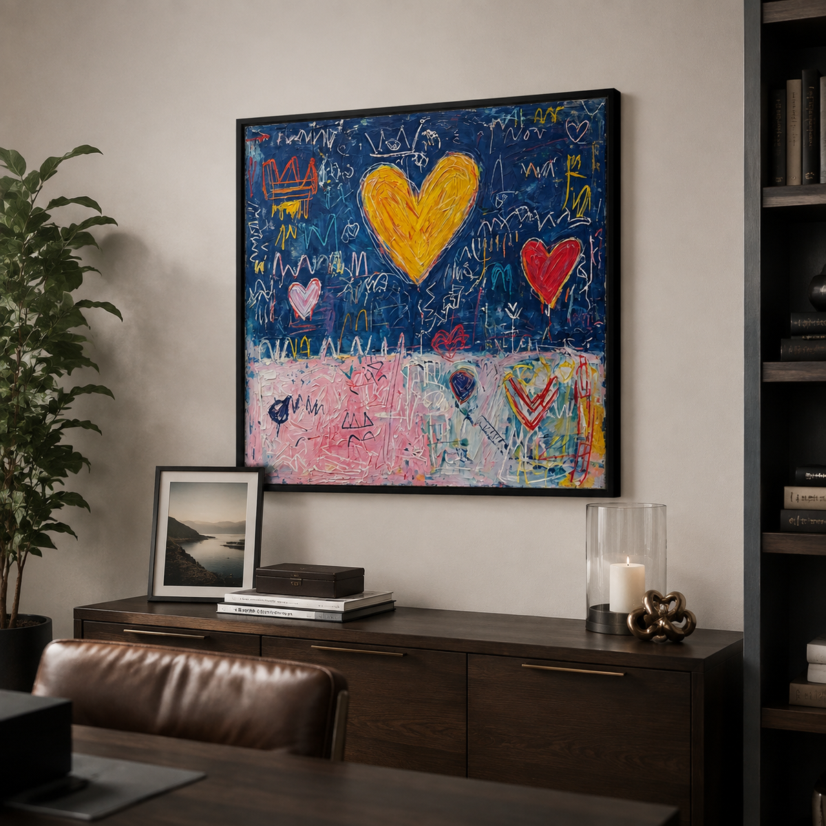 Graffiti Heart Wall Art | Love Notes