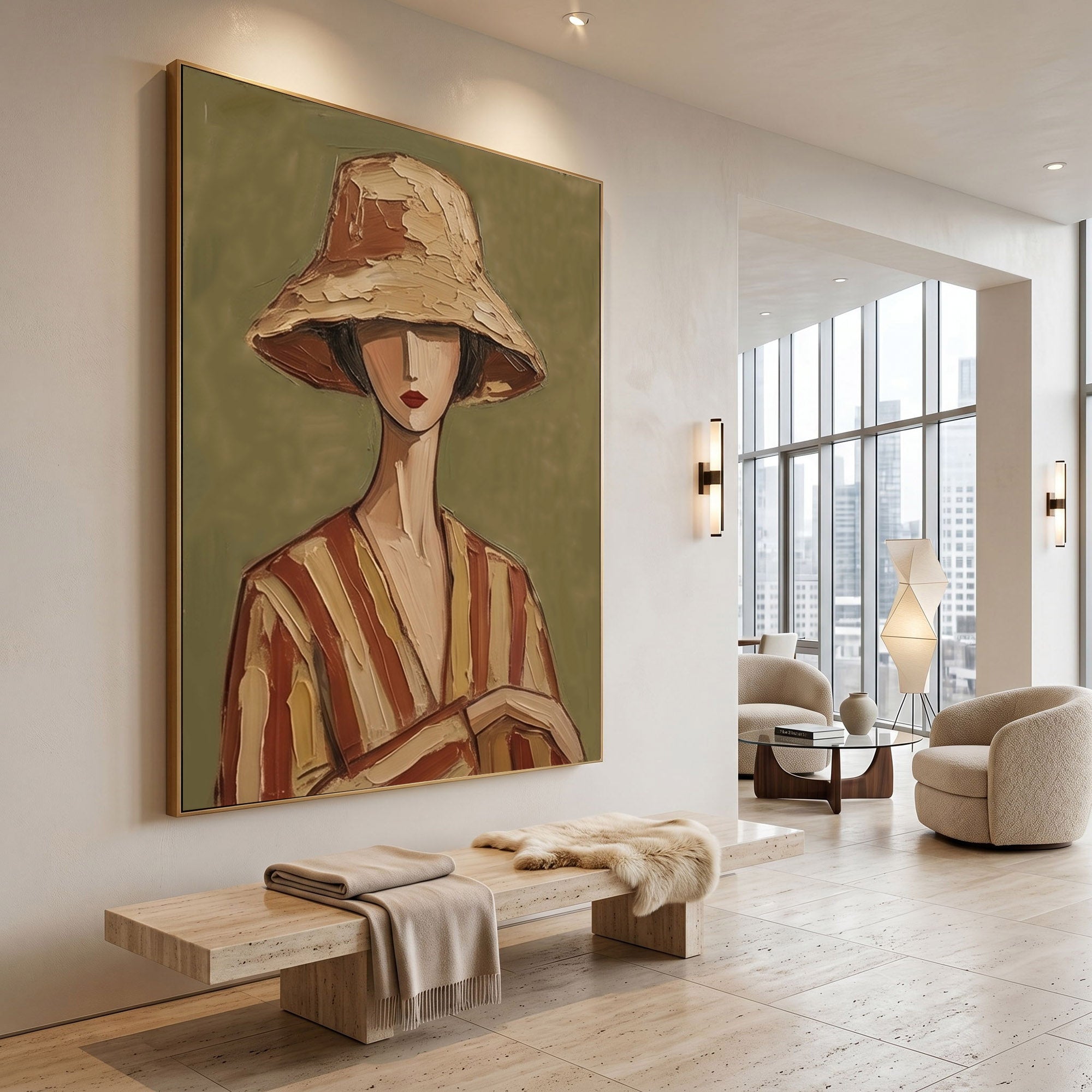Vintage Americana Art,Fashion Figure Wall Art | Beneath the Brim