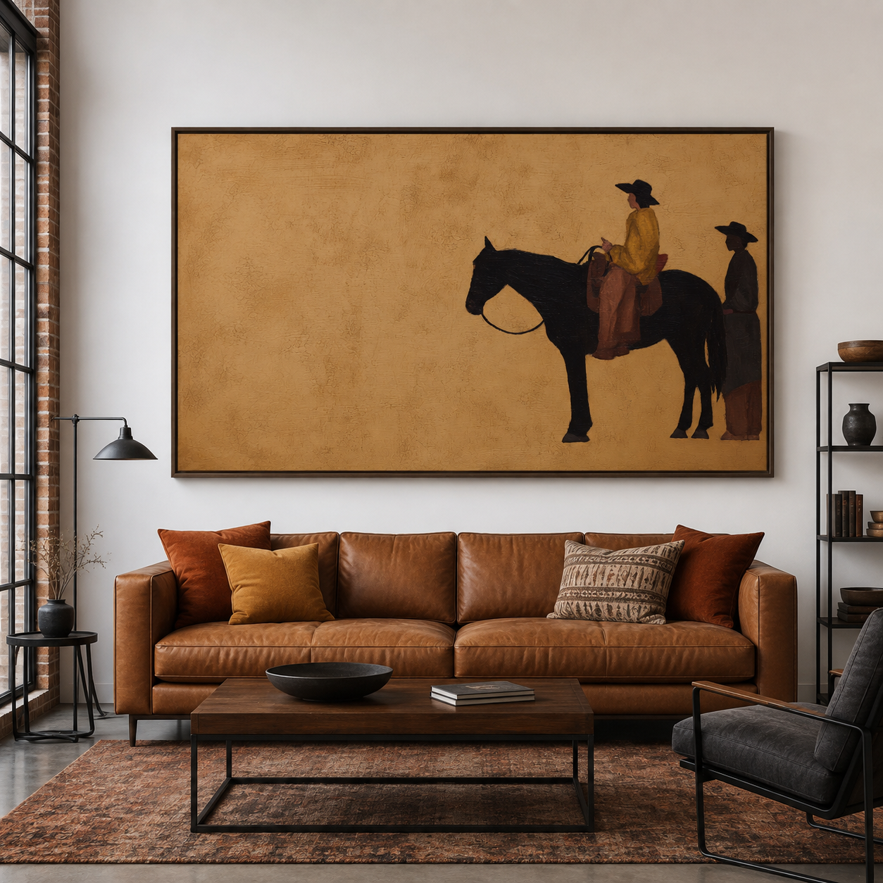 Western Horse Wall Art | The Silent Frontier Journey