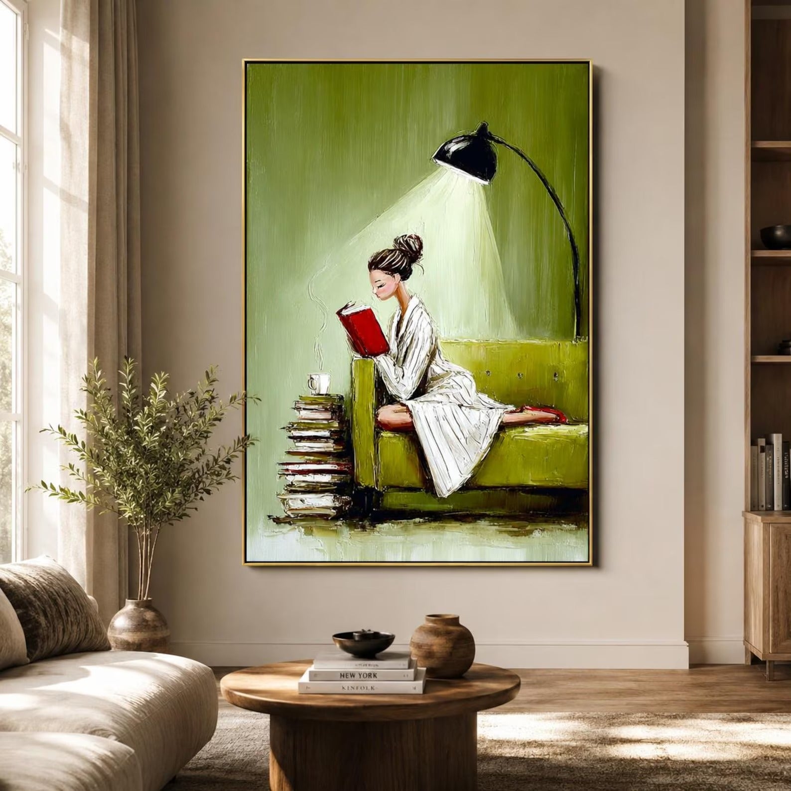 Cozy Library Wall Art for Book Lovers