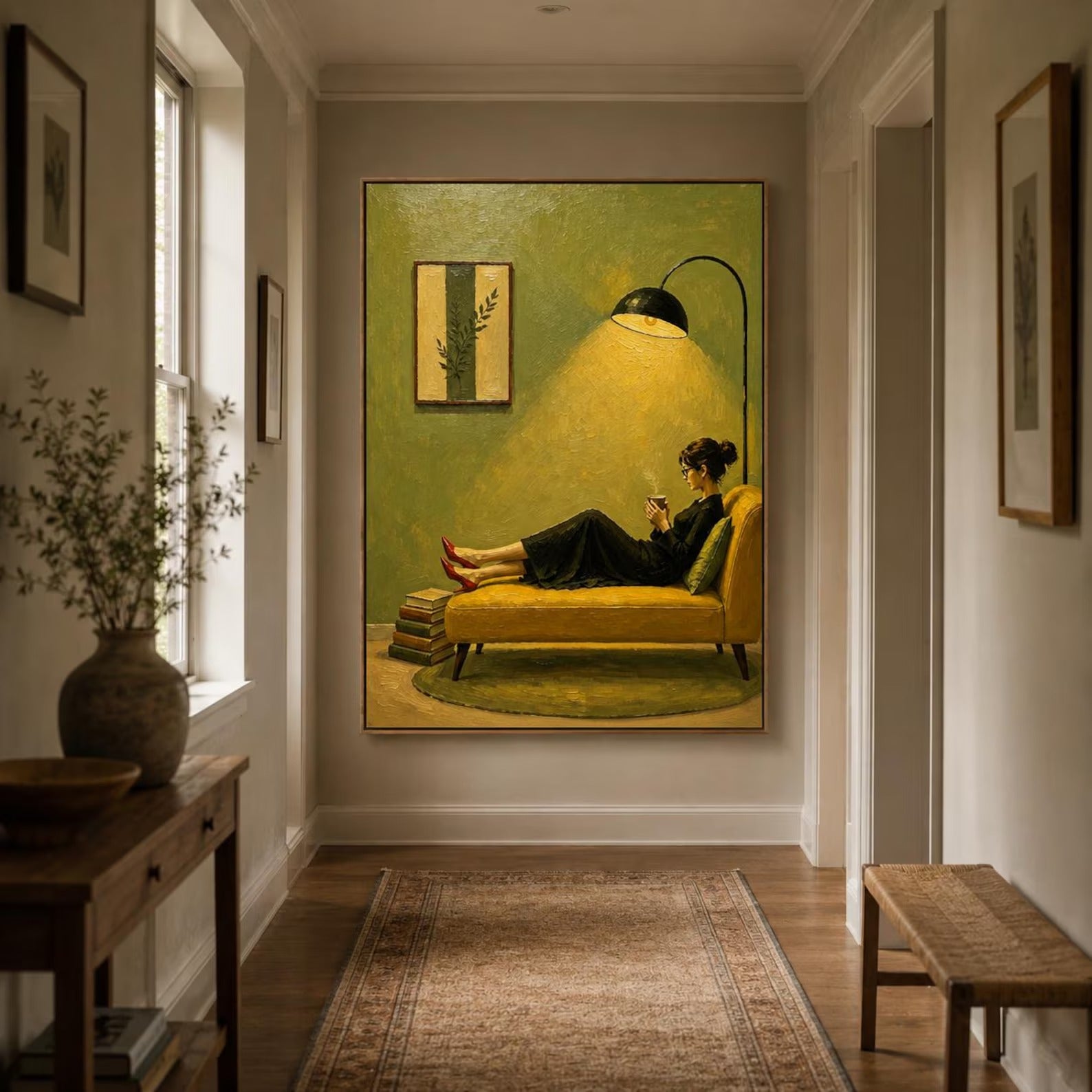 Cozy Library Wall Art for Book Lovers
