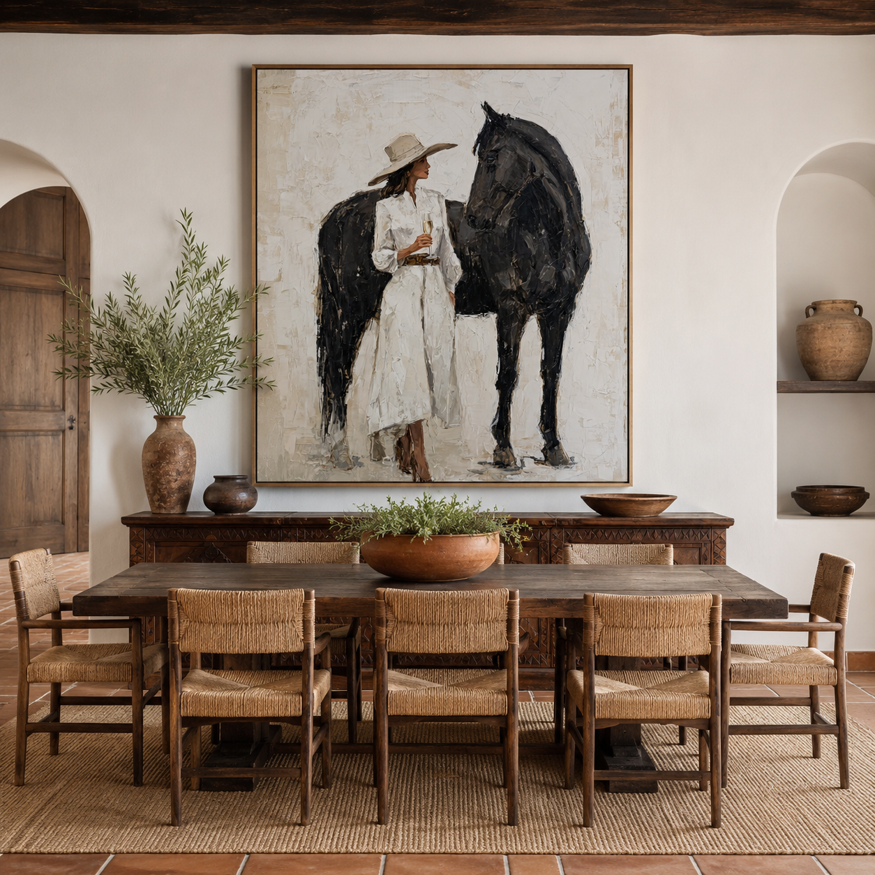 Luxury horse artwork for modern interiors