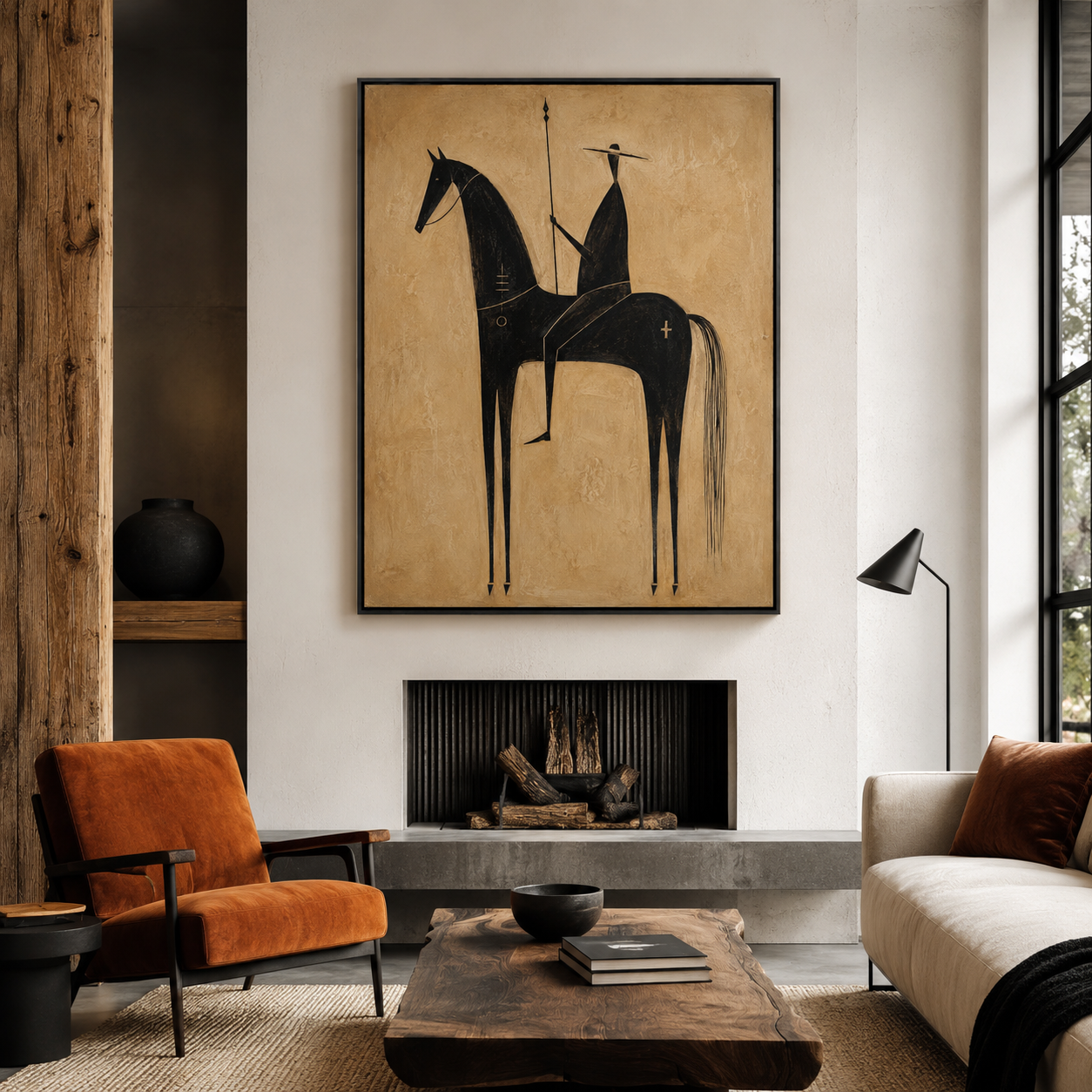 Modern Equestrian Painting Inspired By Freedom And Strength