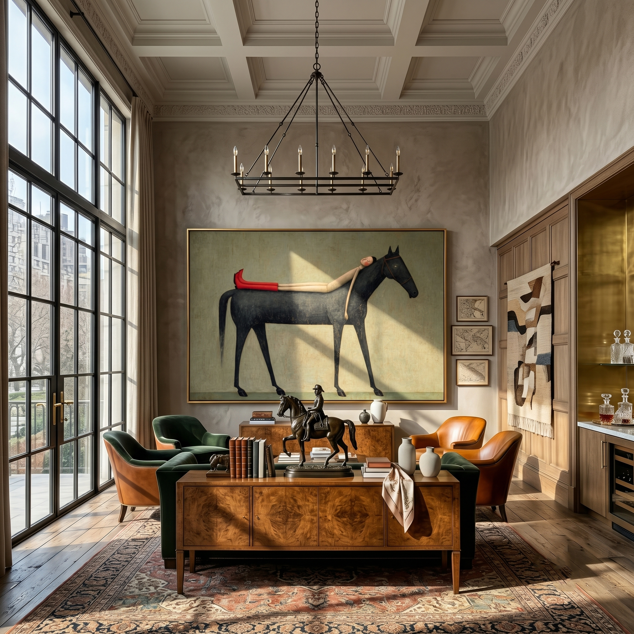 Modern horse painting