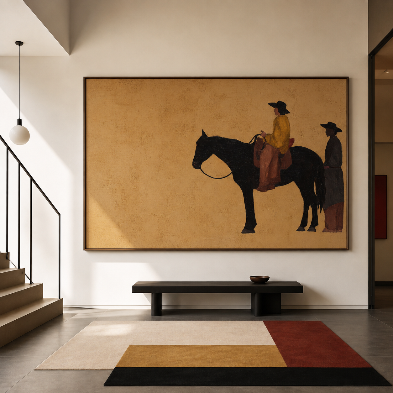 Western horse wall art
Cowboy horse painting
Minimalist western artwork