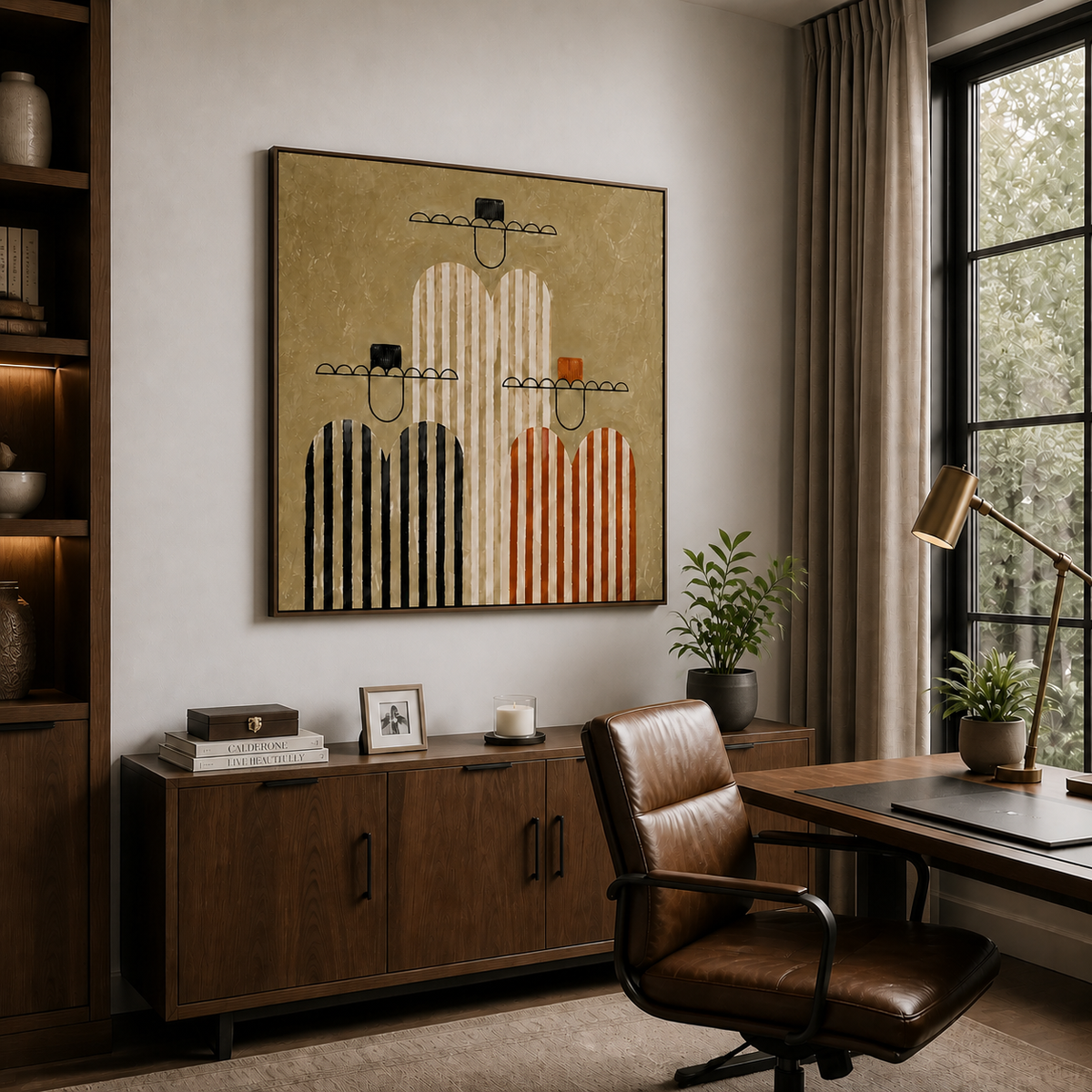 Three Cowboys Wall Art | Lineup at Sundown