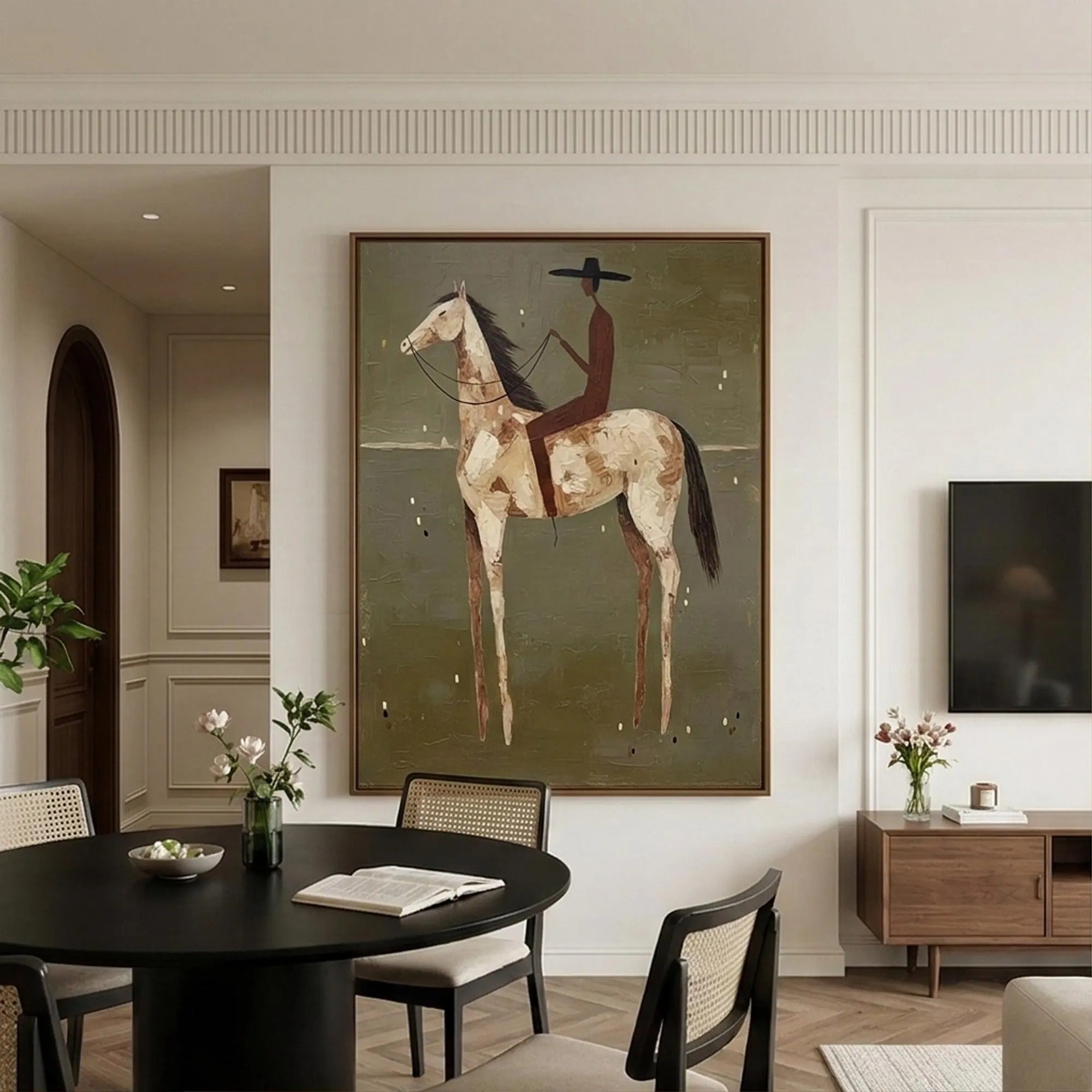 The Grace of Antiquity - Large Wall Painting