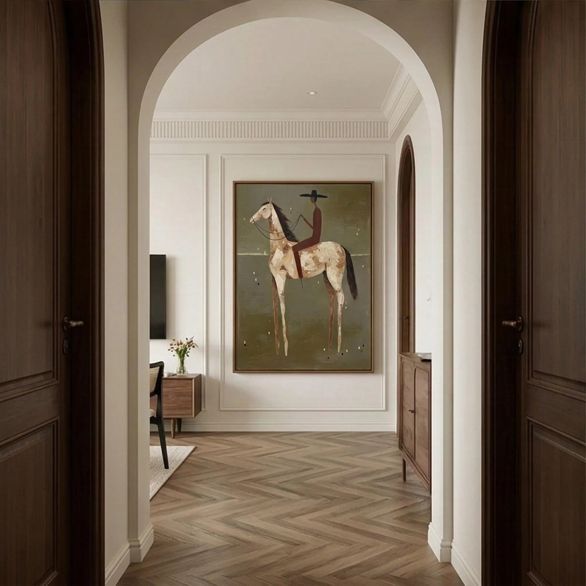 The Grace of Antiquity - Large Wall Painting