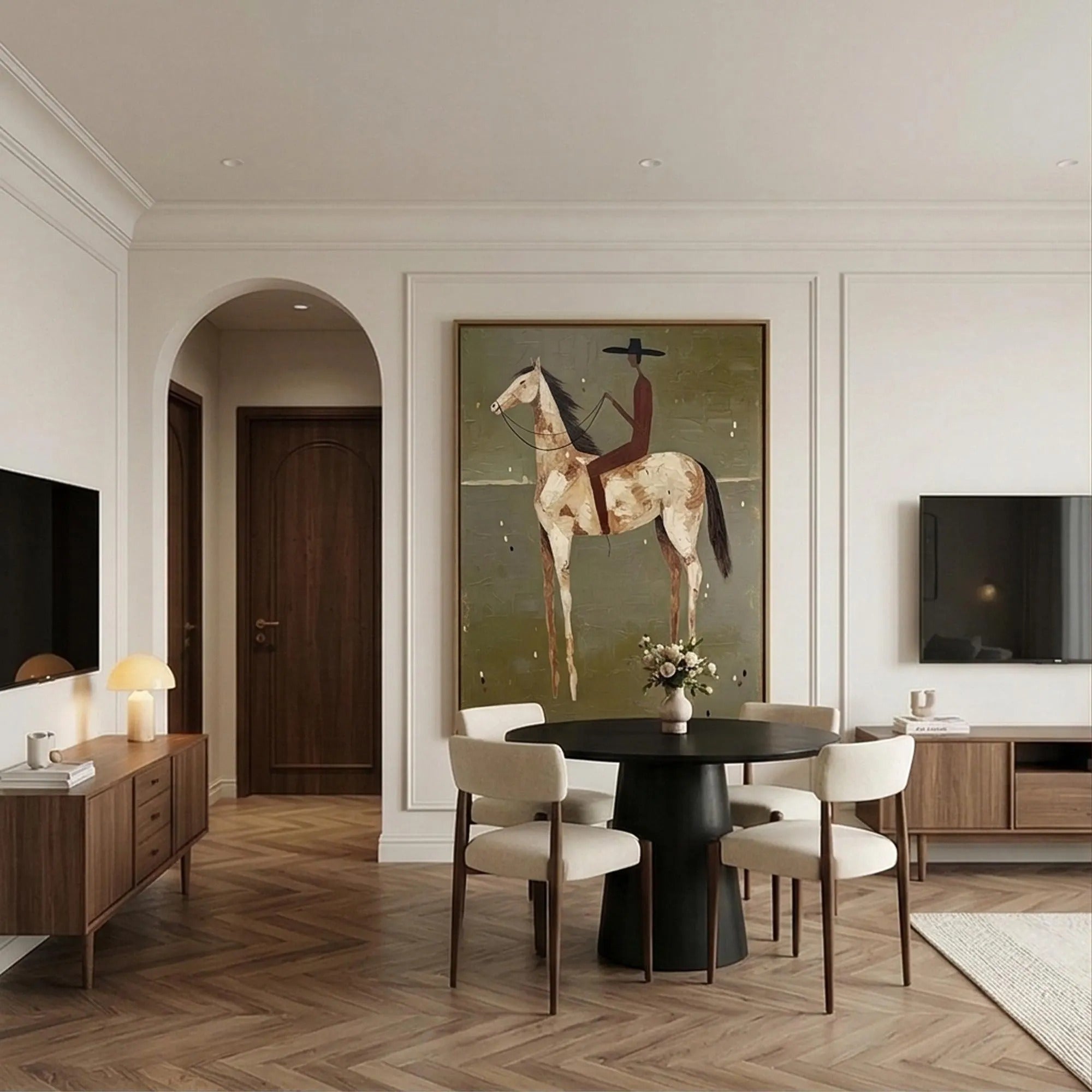 The Grace of Antiquity - Large Wall Painting
