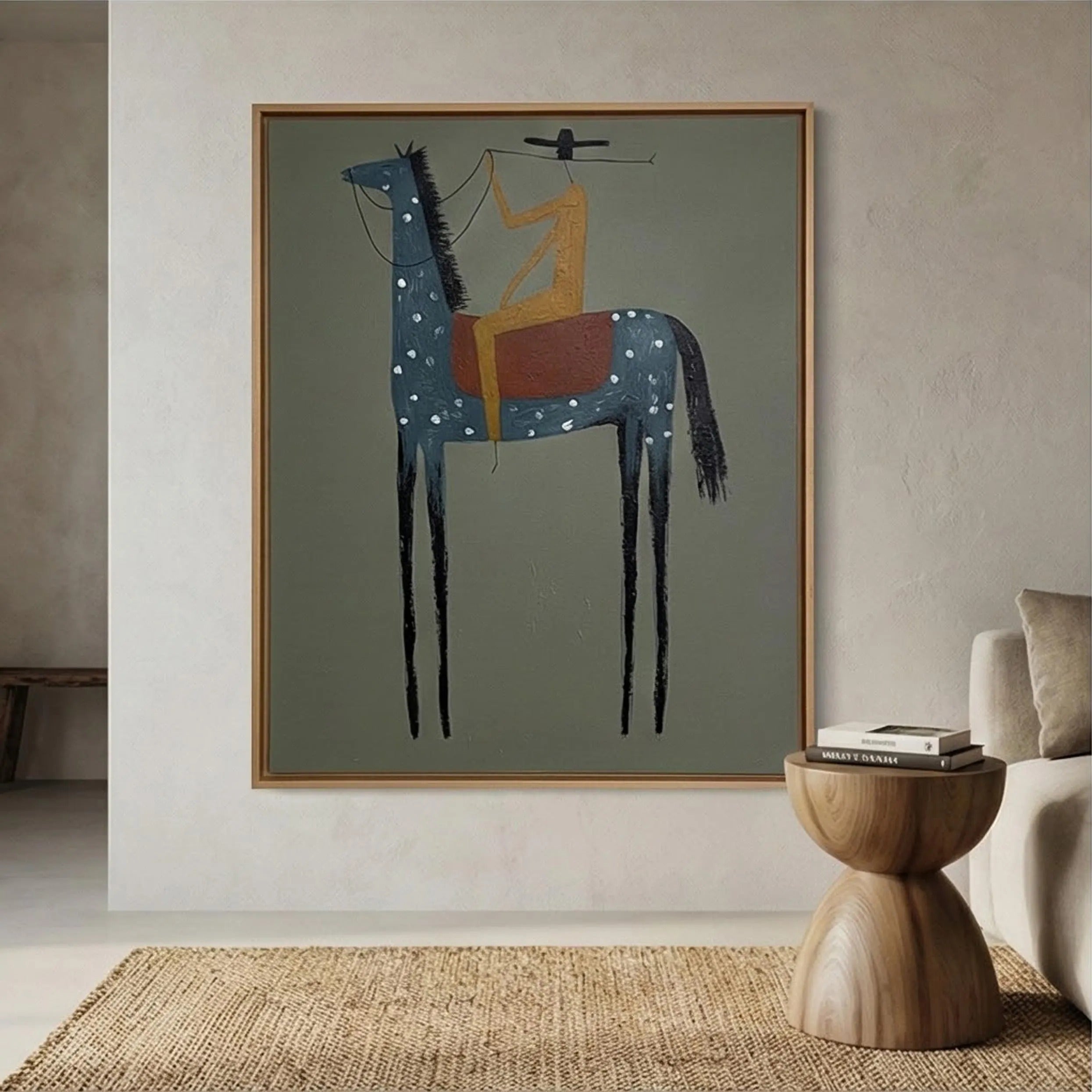 The Noble Knight - Large Wall Painting