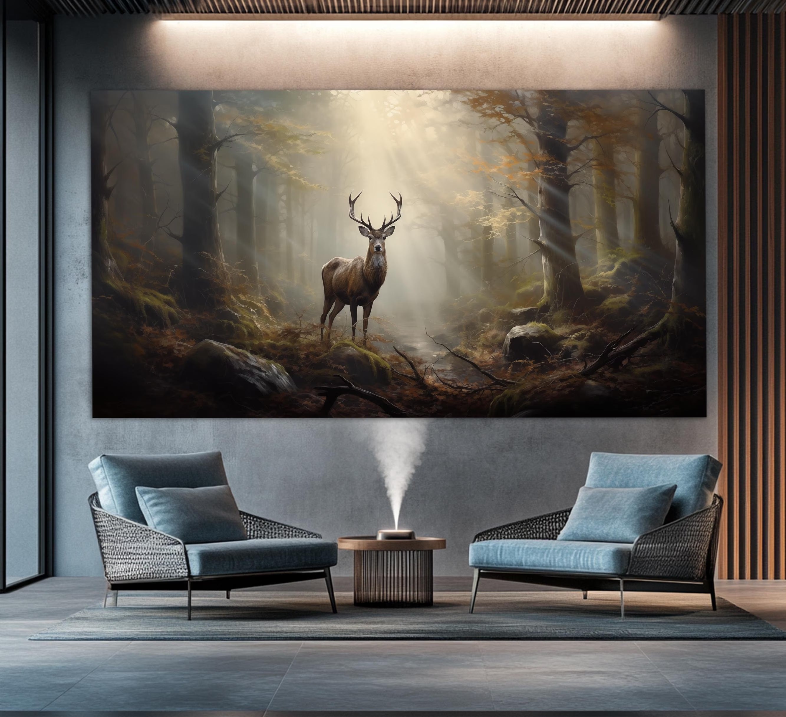 Wild - Large Textured Painting