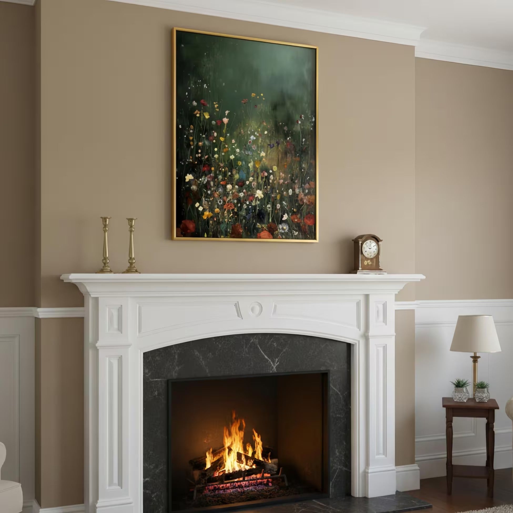 A Flower's Awakening - Large Wall Painting