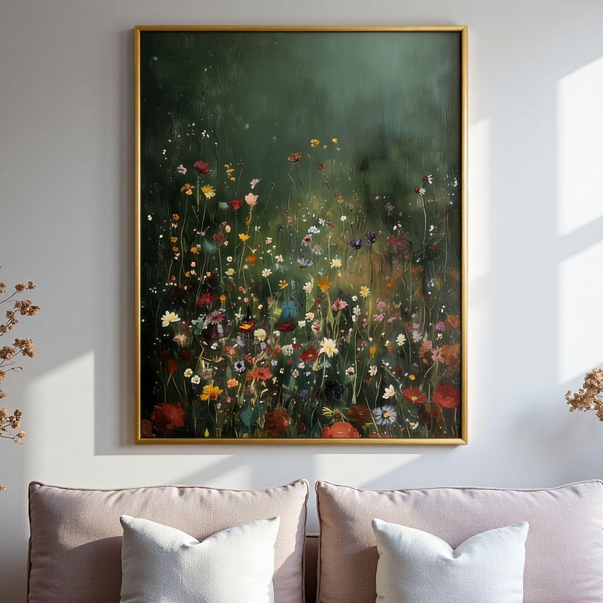 A Flower's Awakening - Large Wall Painting