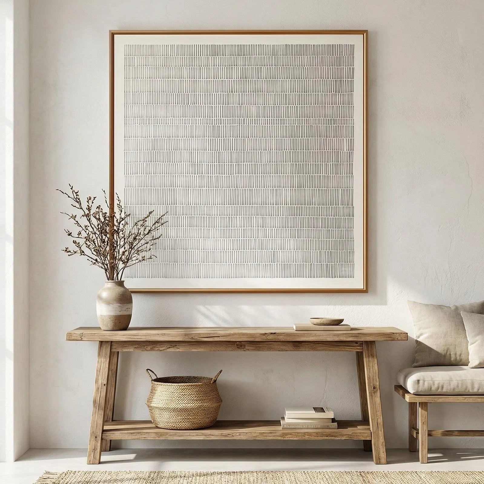 Warm - Large Textured Painting
