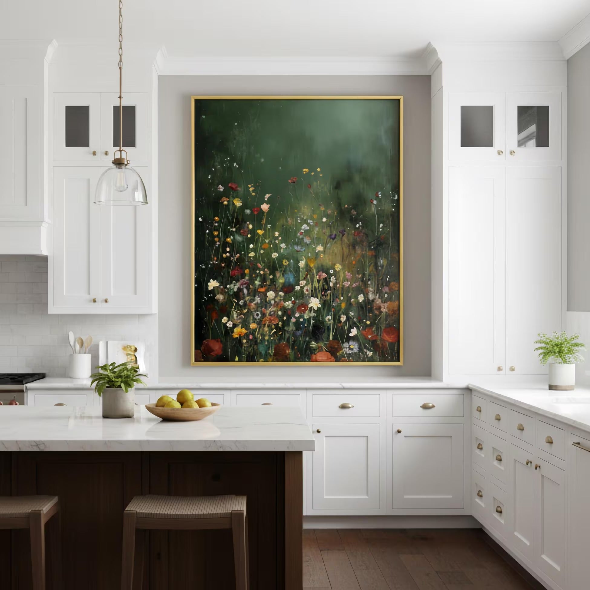 A Flower's Awakening - Large Wall Painting