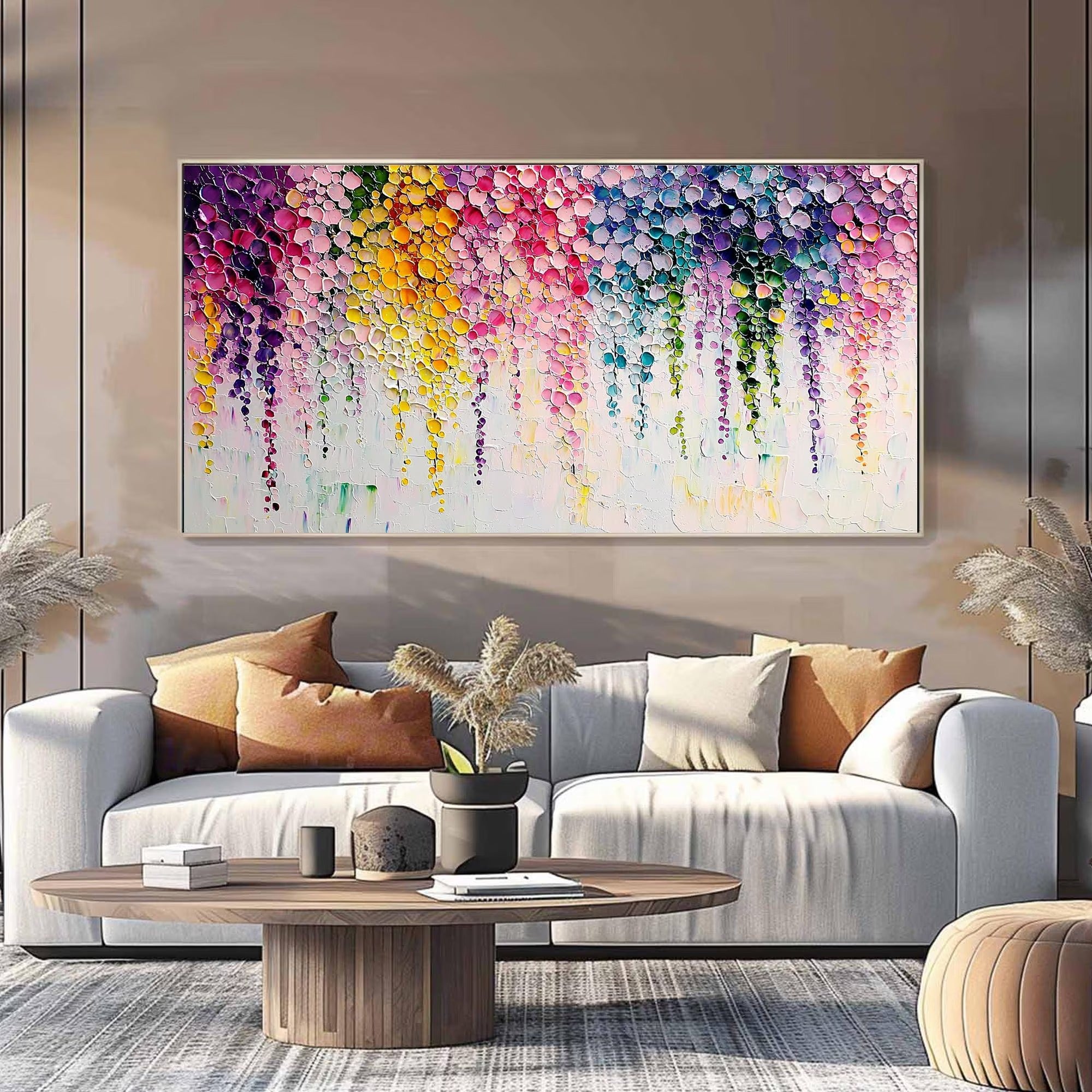 Splendor - Large Abstract Textured Painting