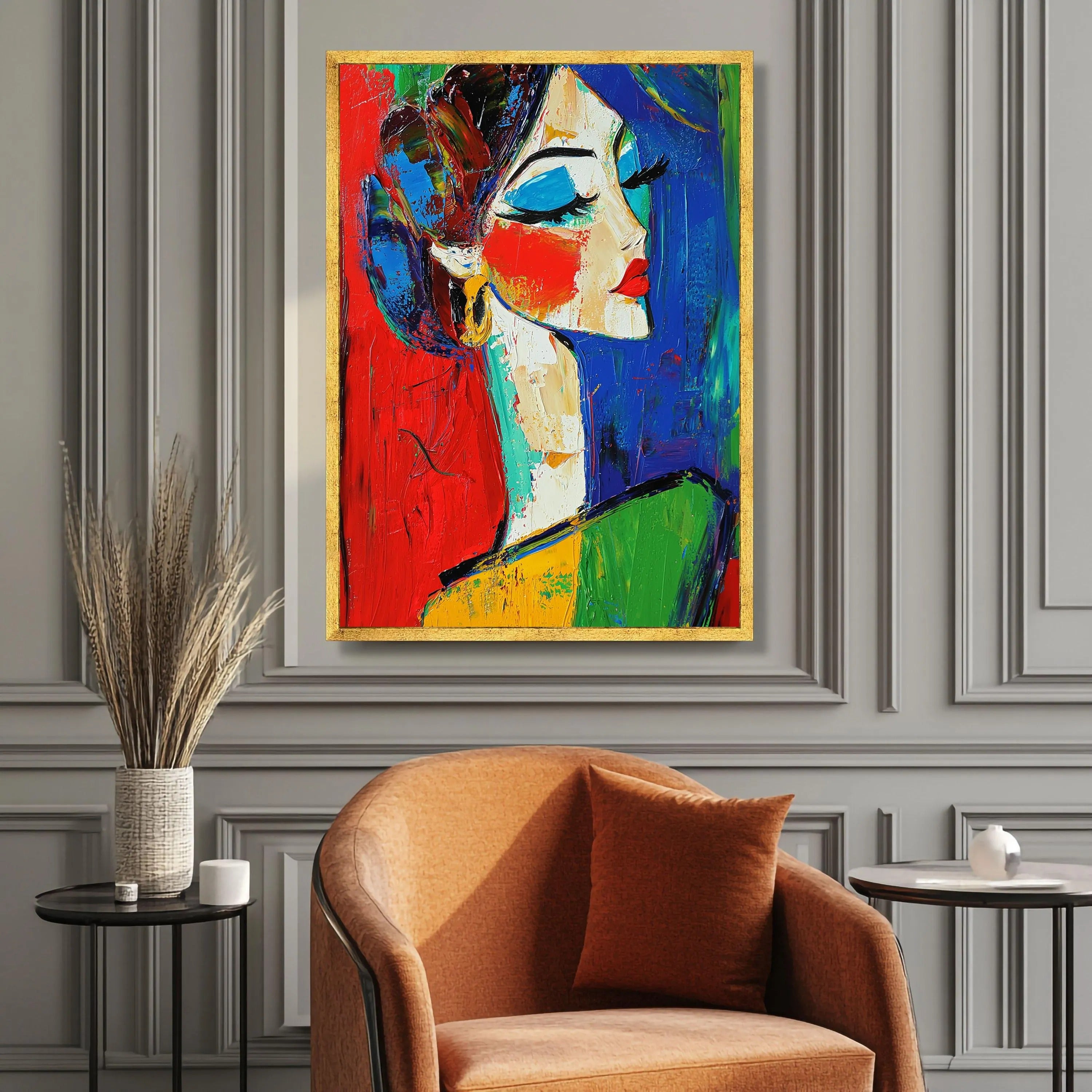 Tender Look - Large Wall Painting