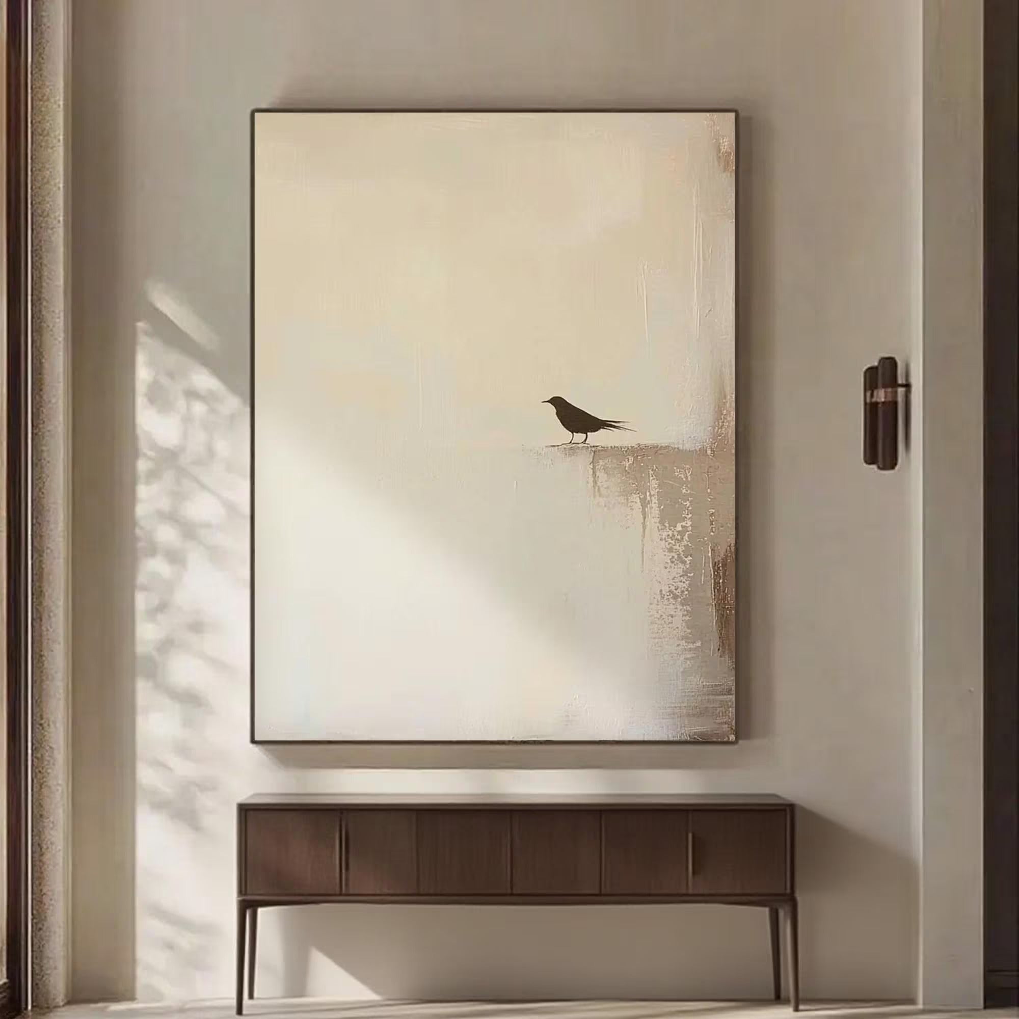 Stay Awhile - Large Abstract Textured Painting