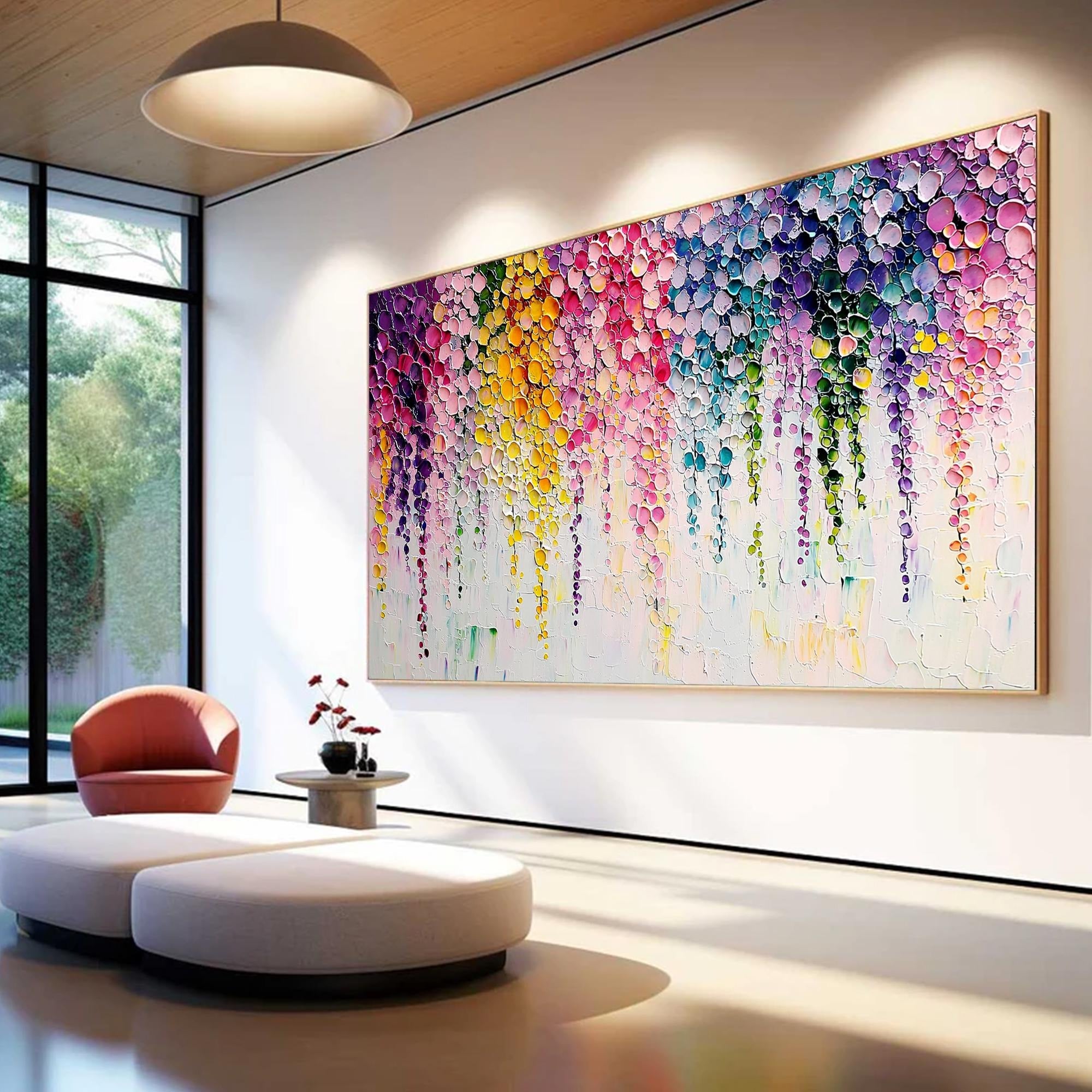 Splendor - Large Abstract Textured Painting
