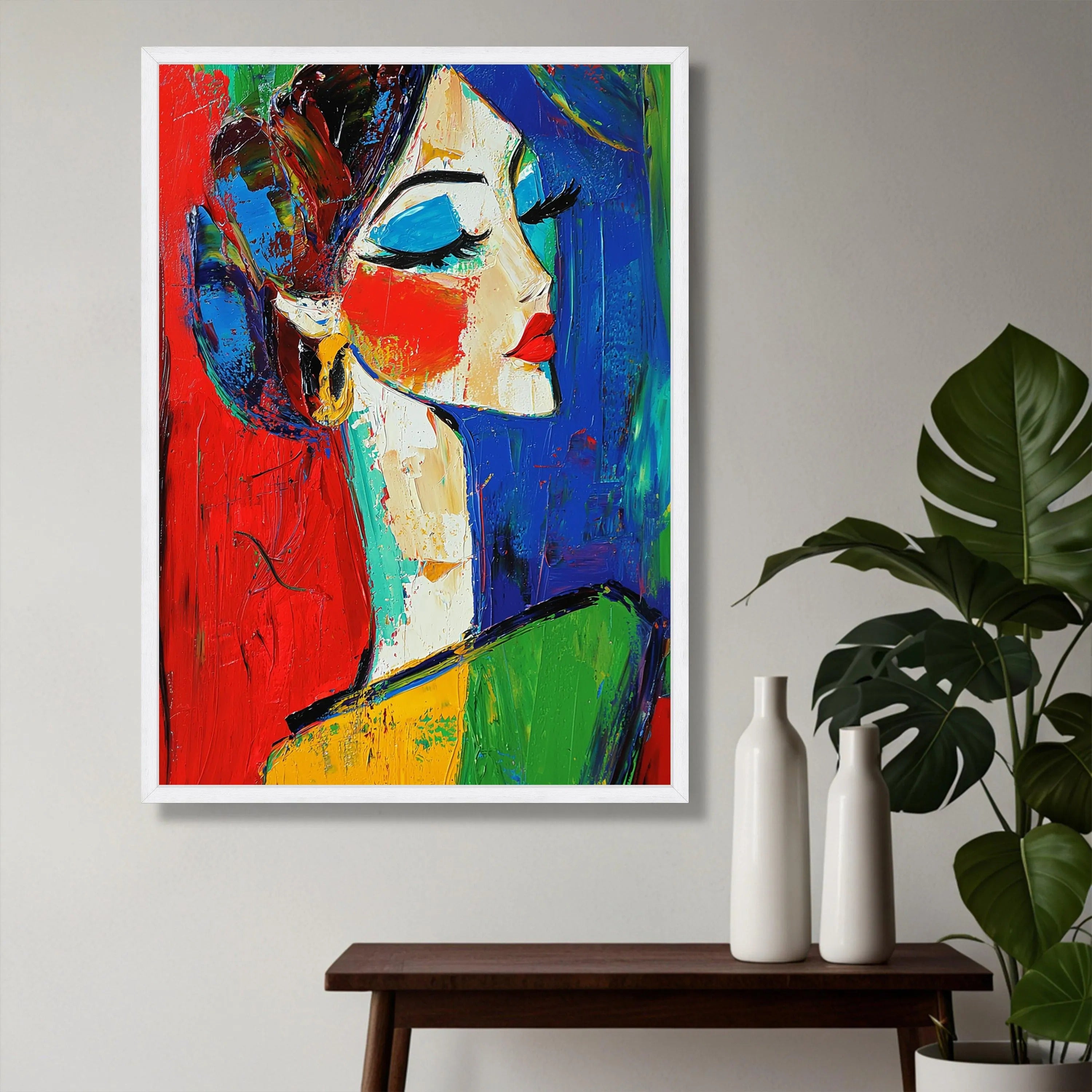 Tender Look - Large Wall Painting