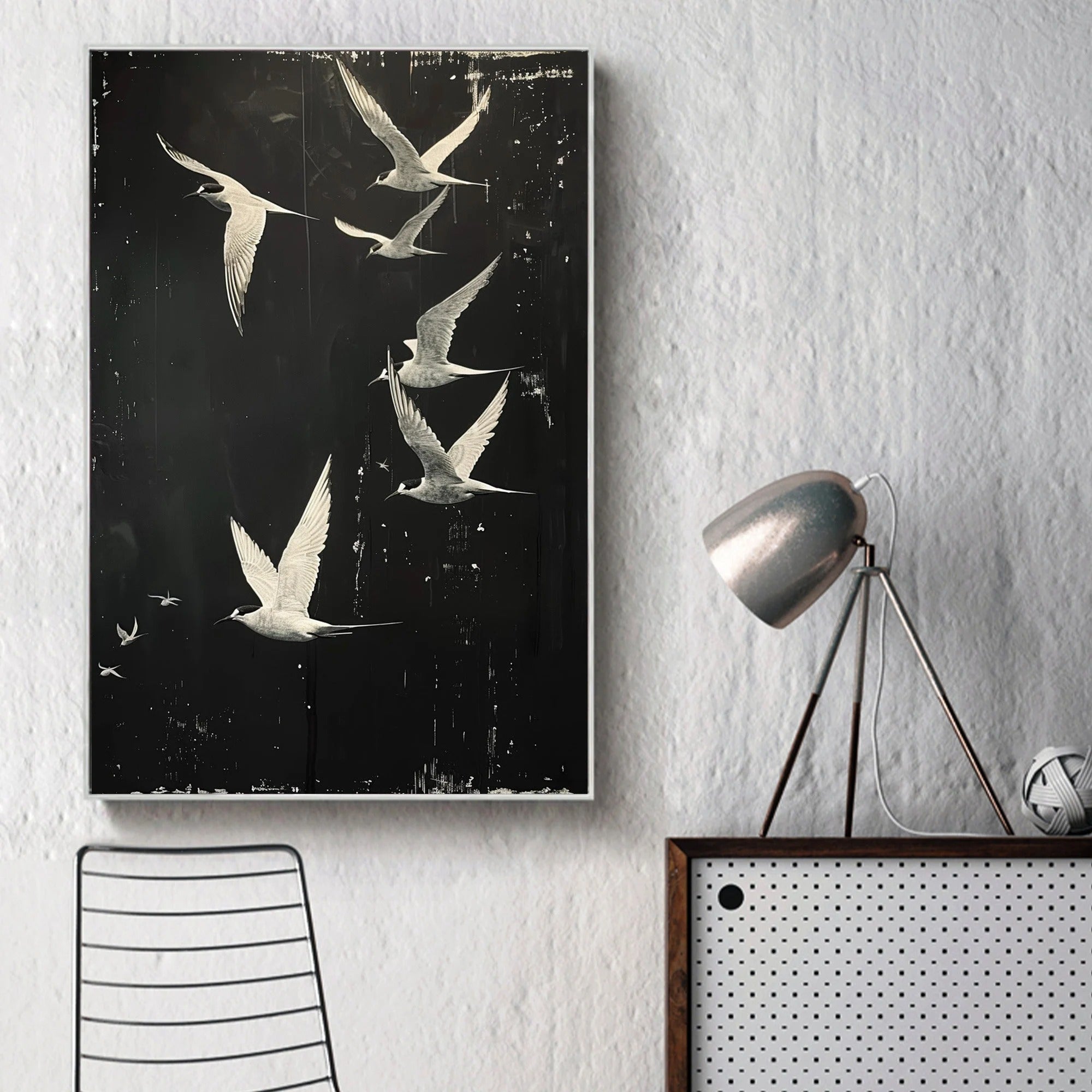 The Free Spirits - Large Textured Painting