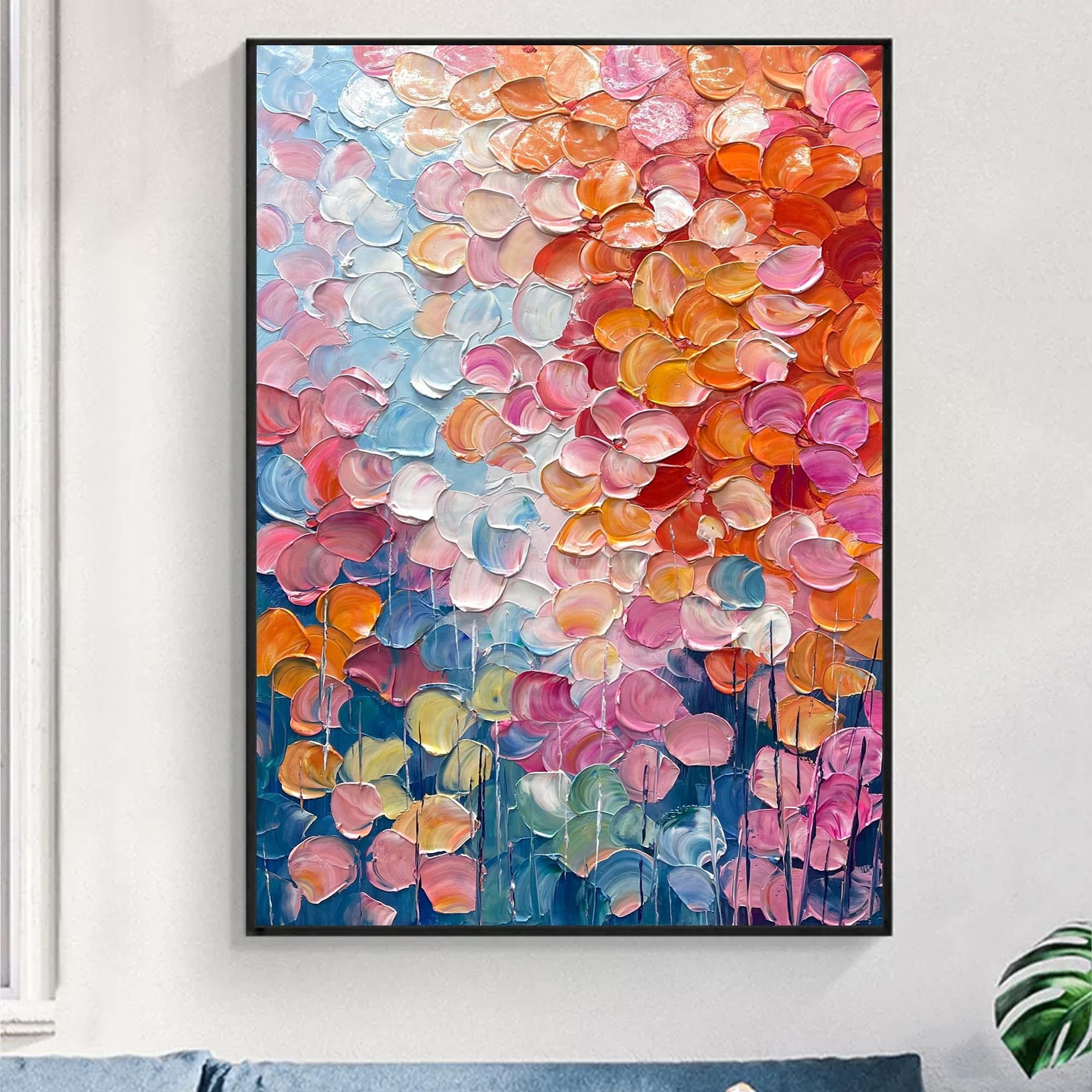Shine - Large Textured Painting