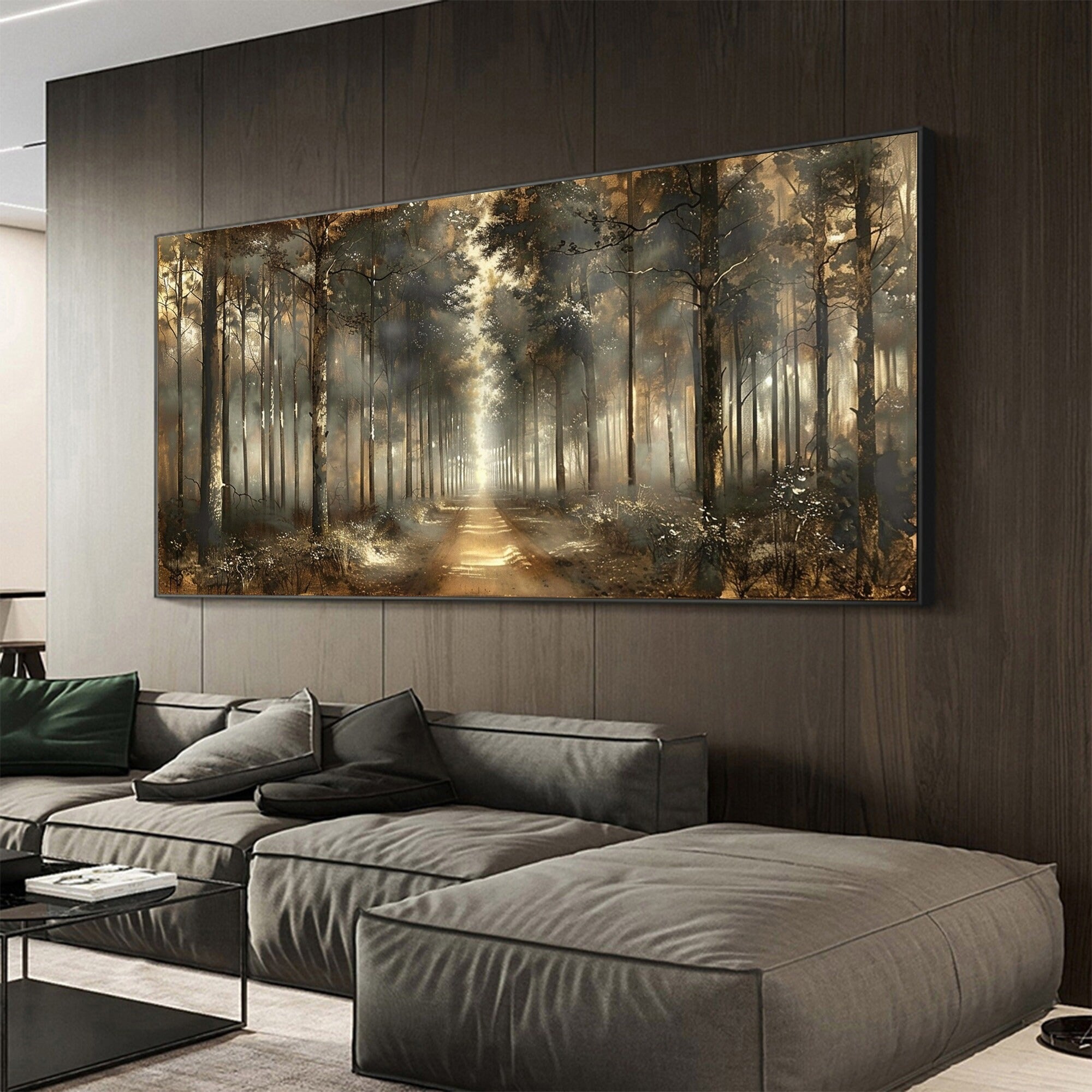 Glade - Large Textured Painting