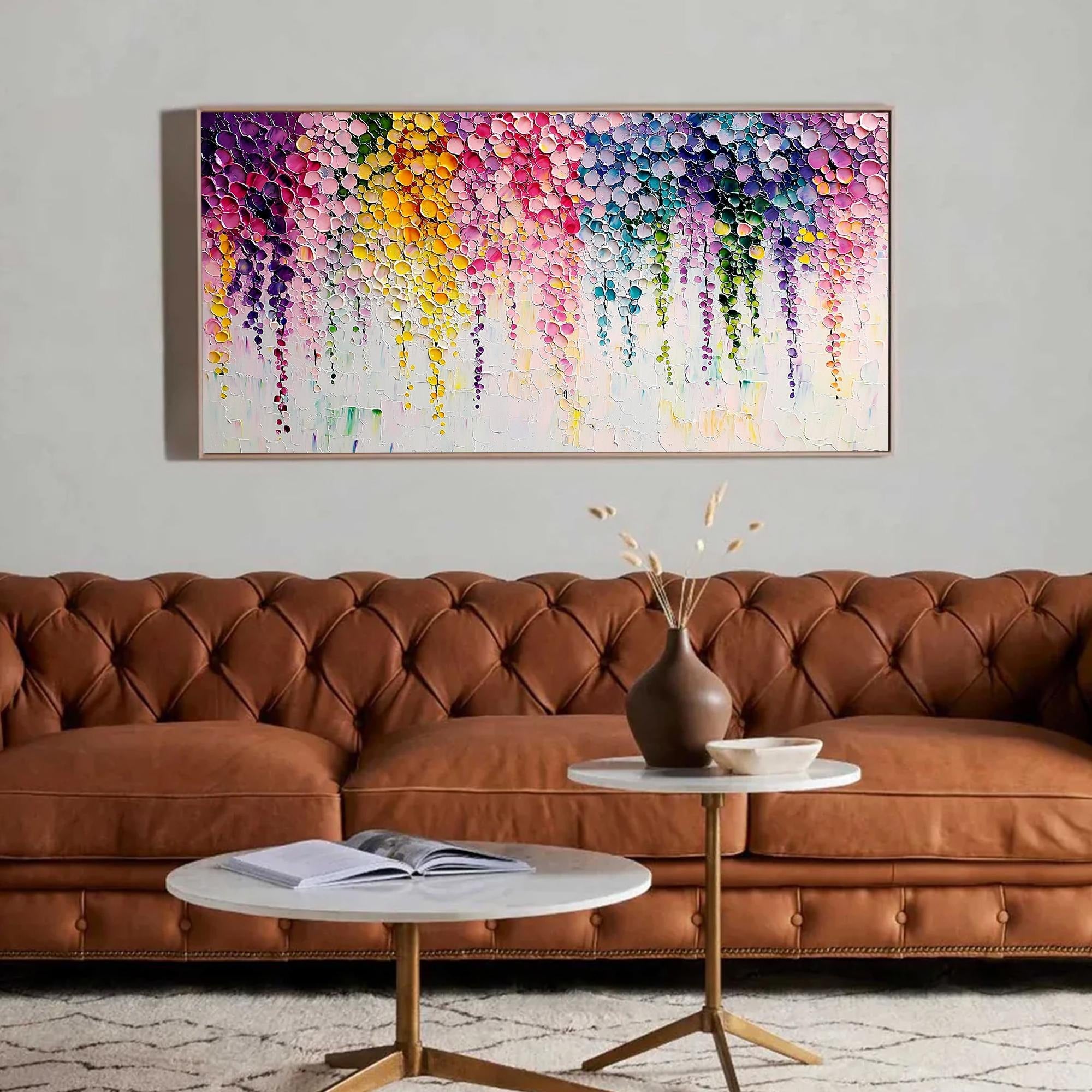Splendor - Large Abstract Textured Painting