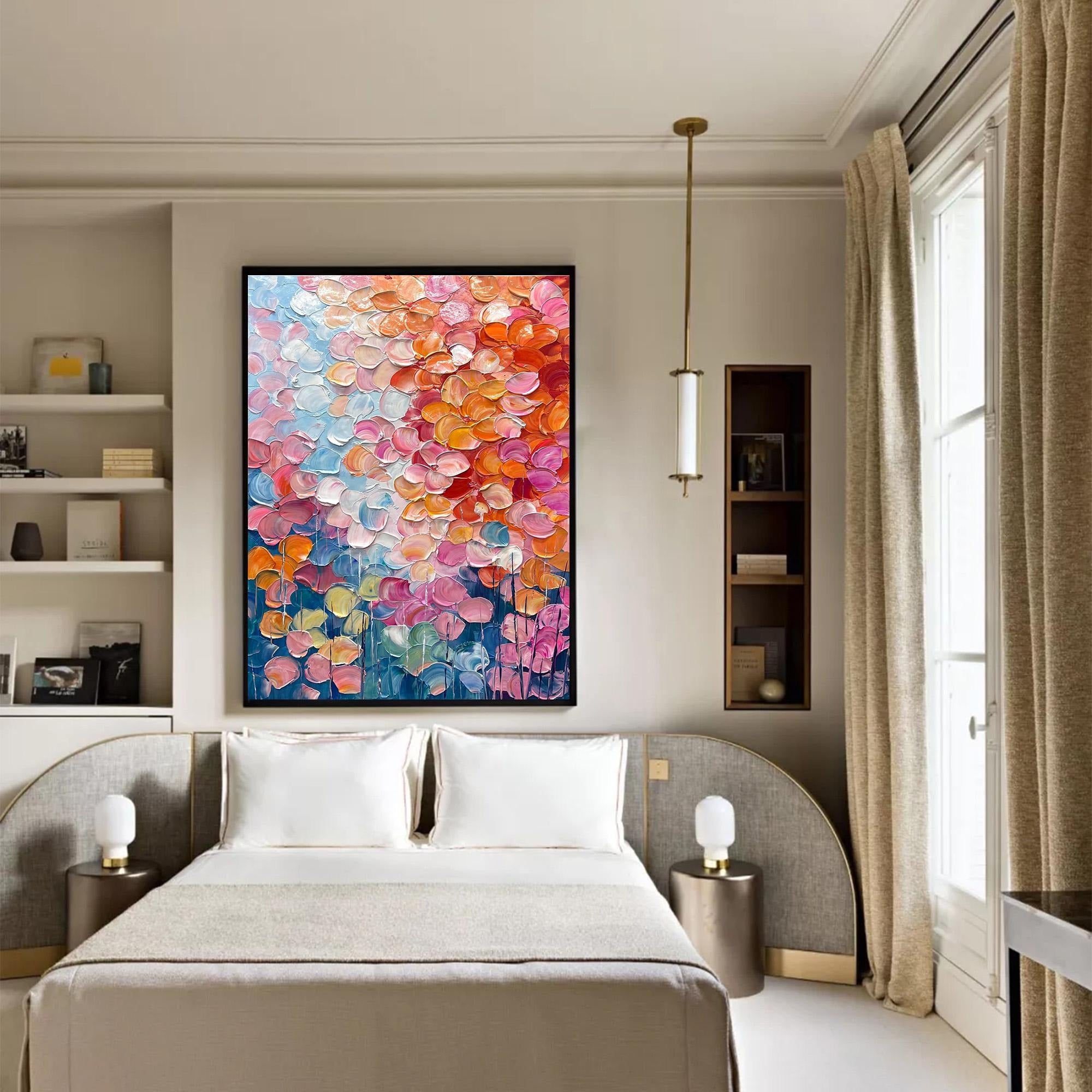 Shine - Large Textured Painting