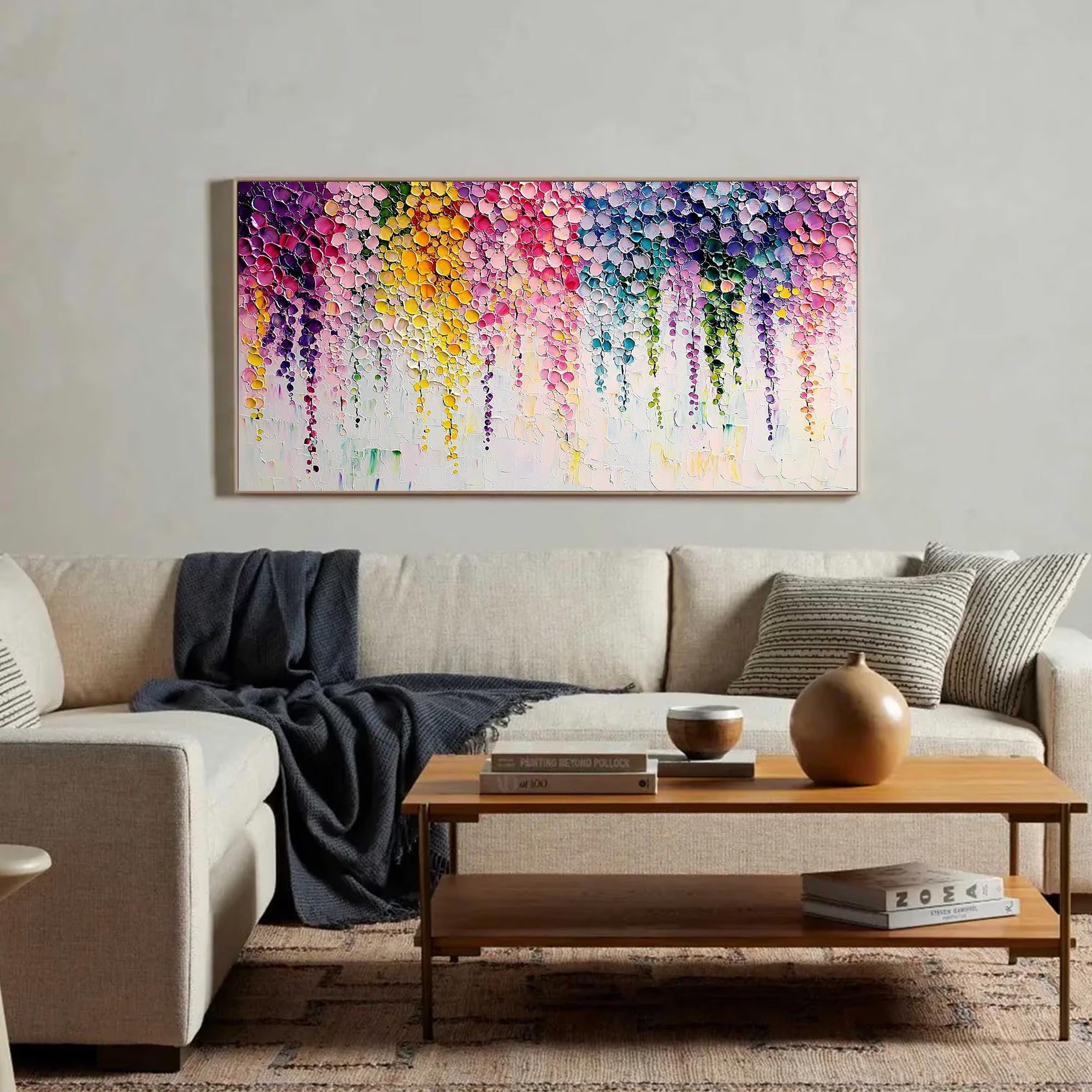 Splendor - Large Abstract Textured Painting